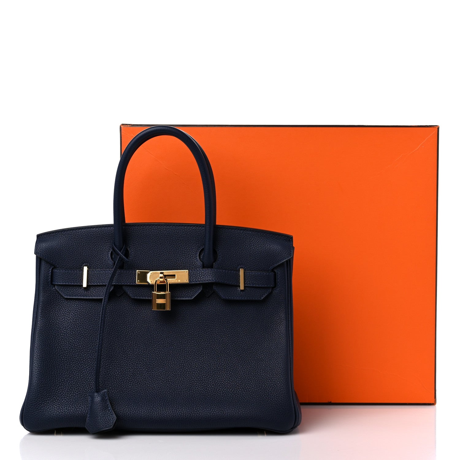 Hermes Togo Birkin 30 Bleu Nuit 12 of 12