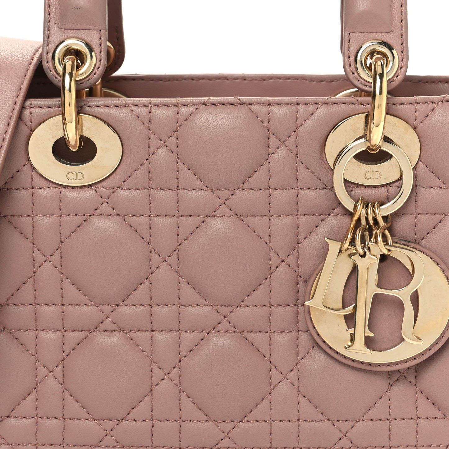 Lambskin Cannage Small My ABCDior Lady Dior Blush