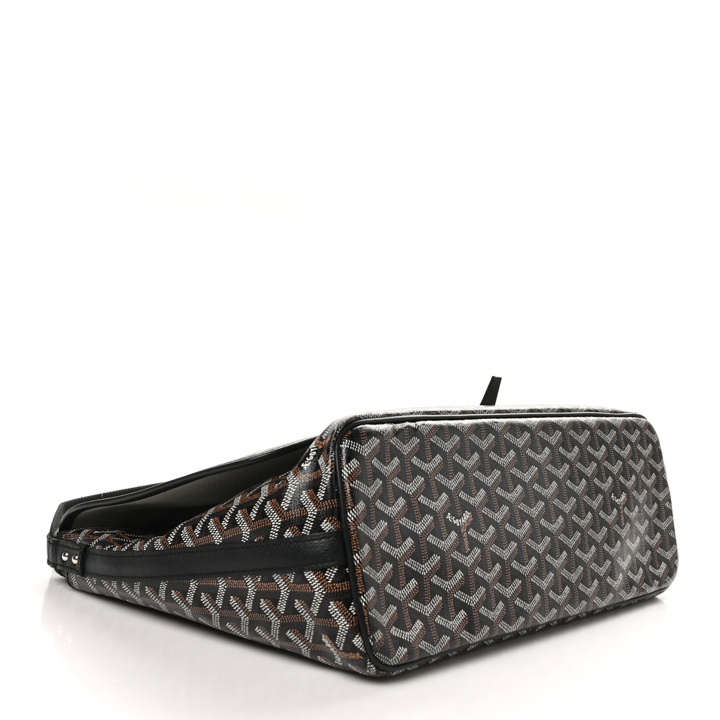 Goyardine Capetien Messenger Bag Black