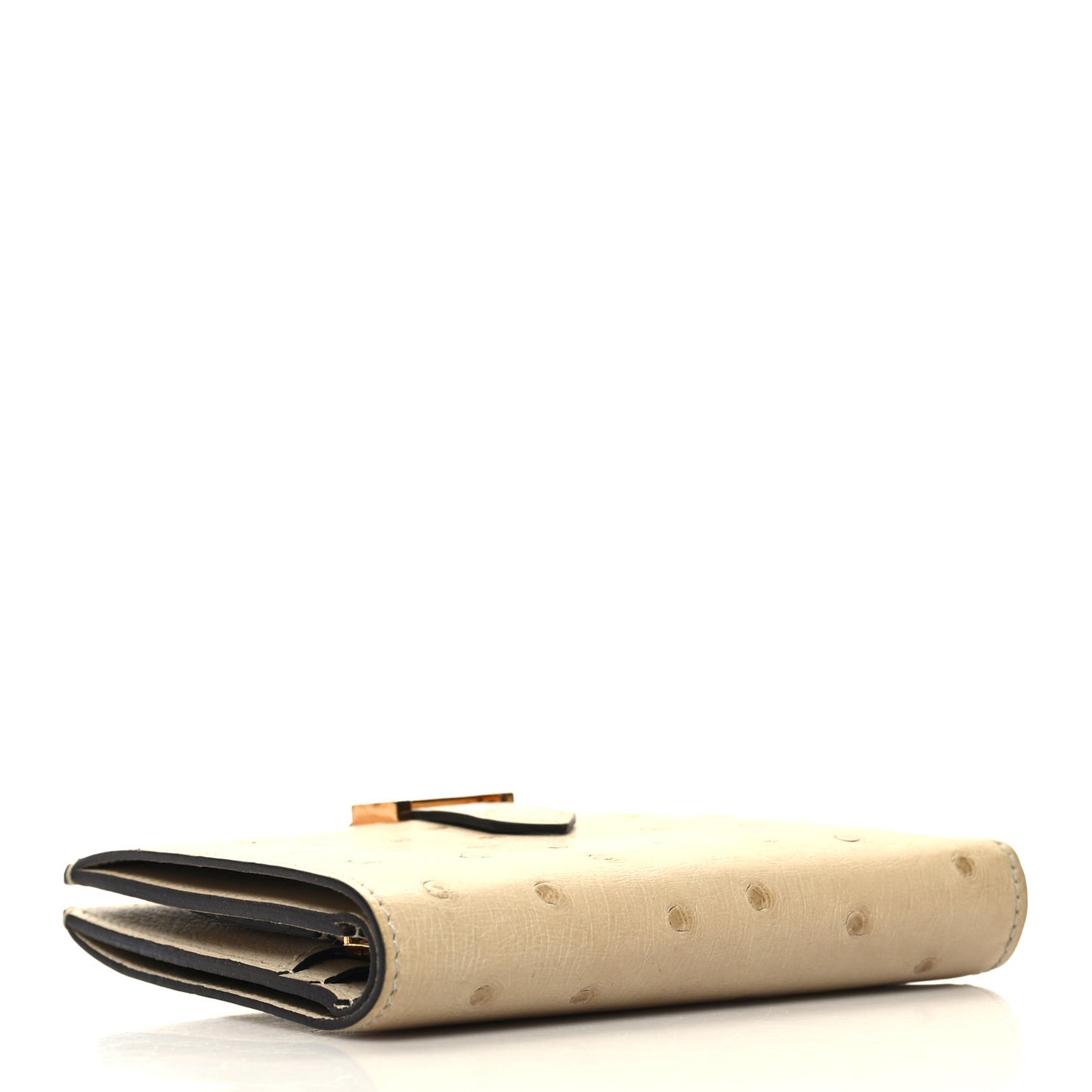 Ostrich Bearn Compact Wallet Trench