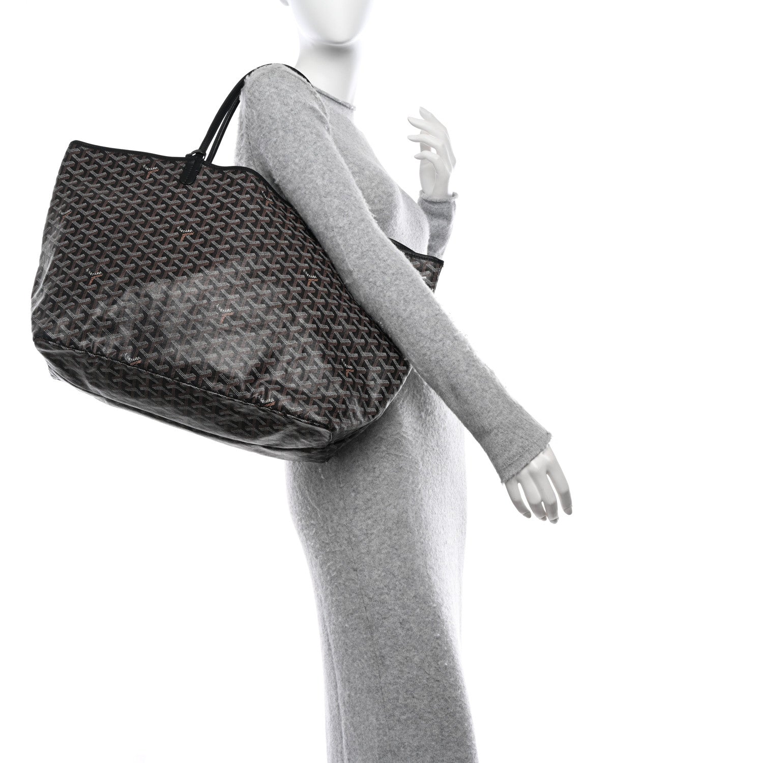 Goyard Goyardine Saint Louis GM Black 2 of 14