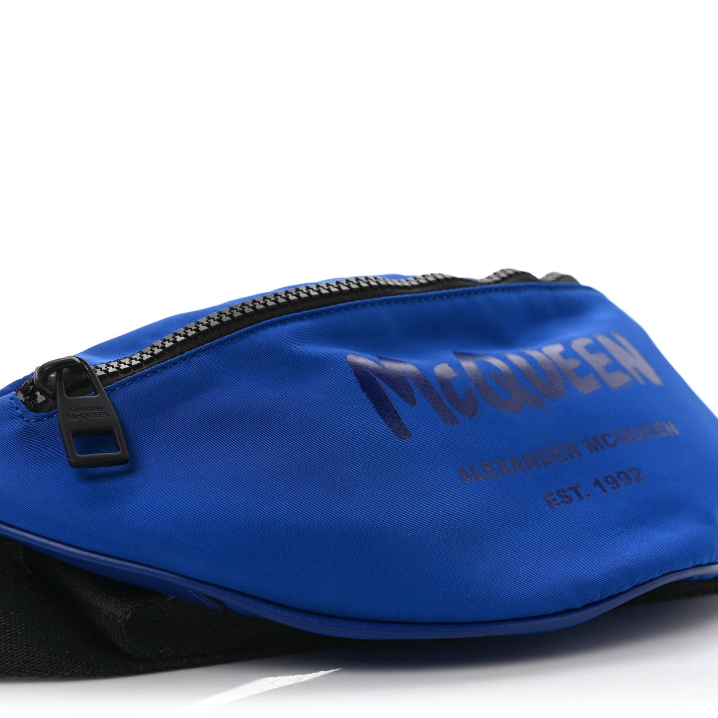 Nylon Graffiti Logo Belt Bag Ultramarine