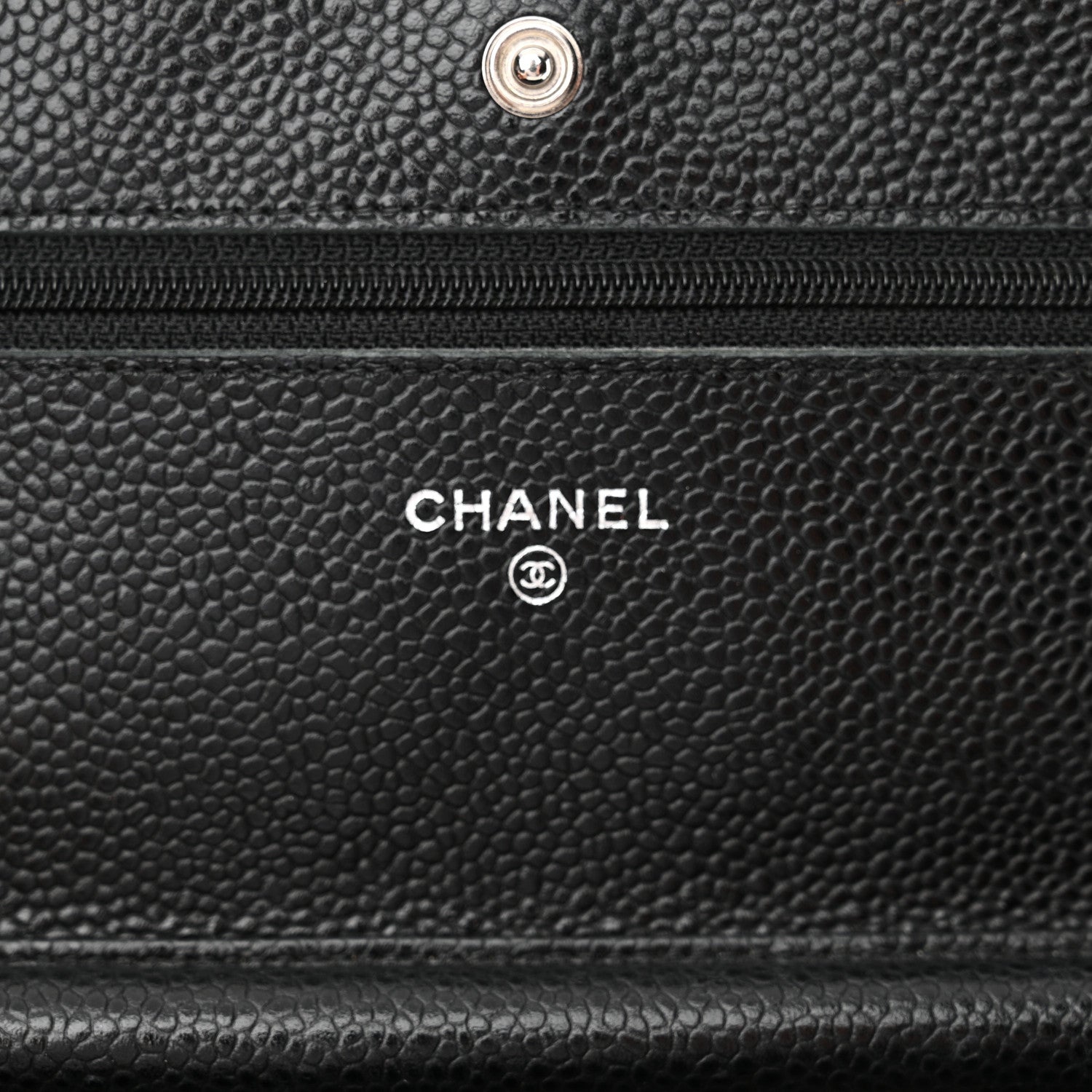 Chanel Caviar Quilted Wallet On Chain WOC Black 6 of 14