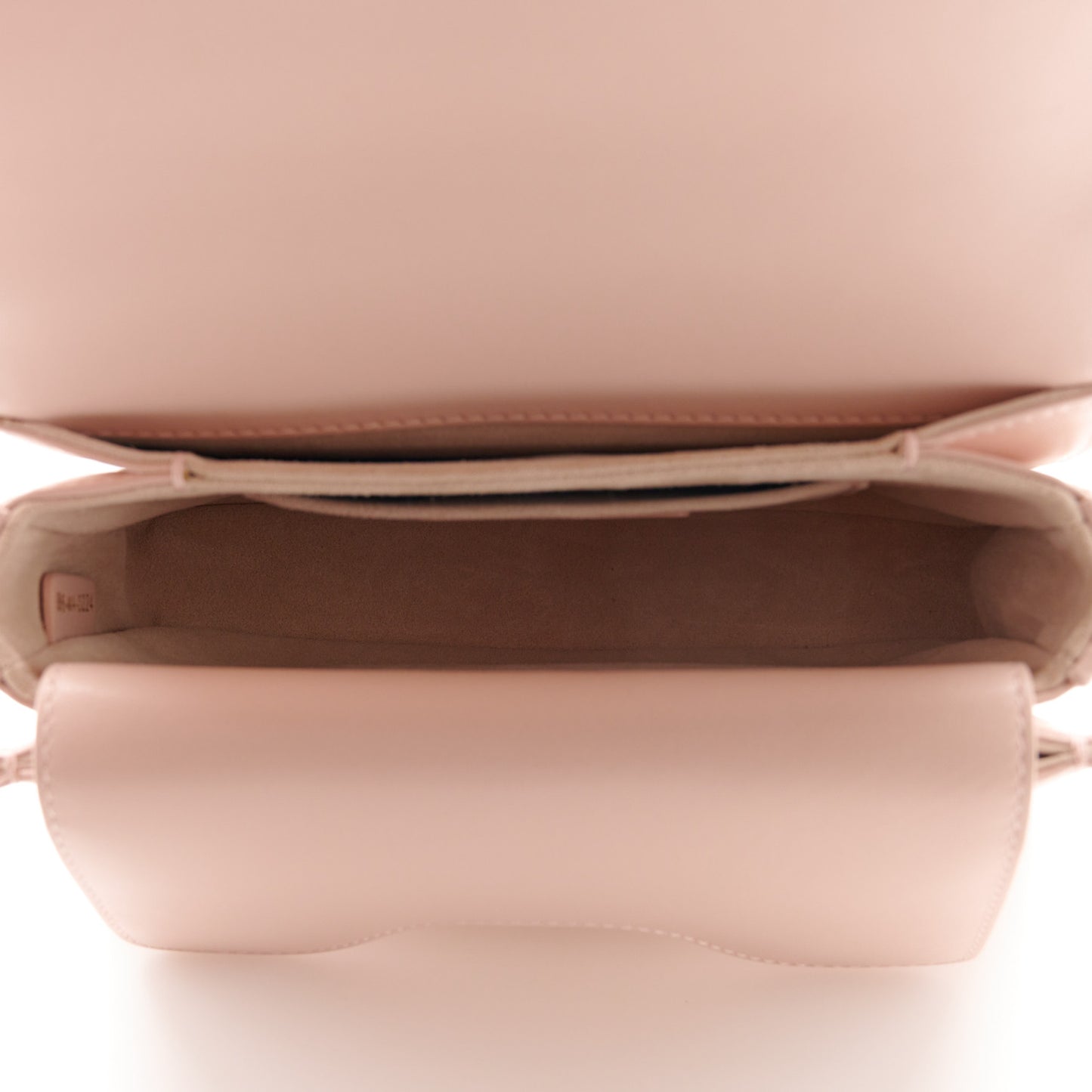 Lambskin Cannage Mini Jolie Top Handle Bag Powder Pink