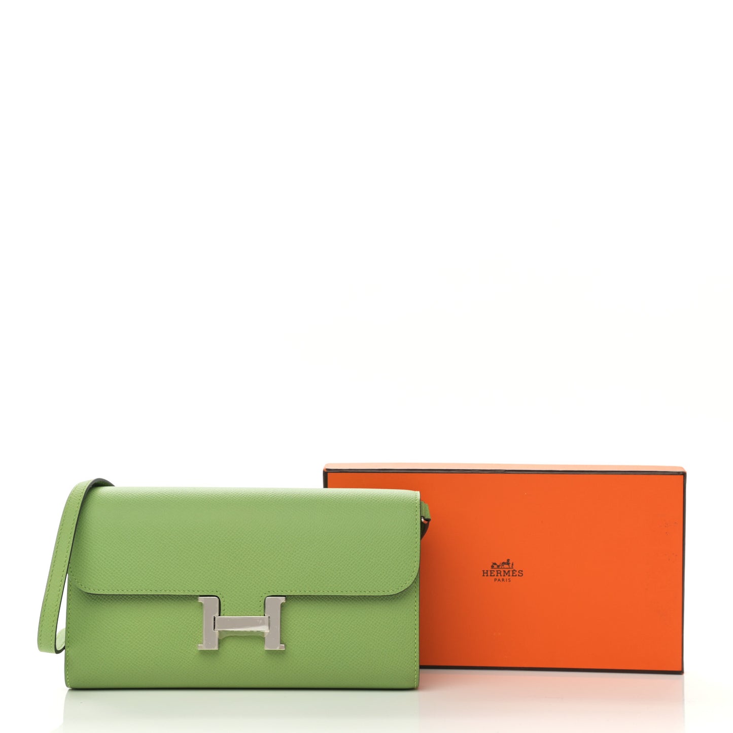 Epsom Constance Long To Go Wallet Vert Criquet
