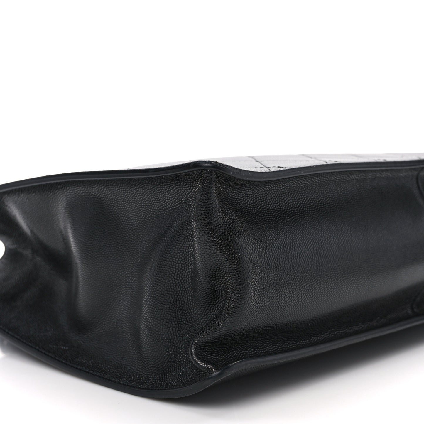 Caviar Quilted My Everything Large Shopping Tote Black