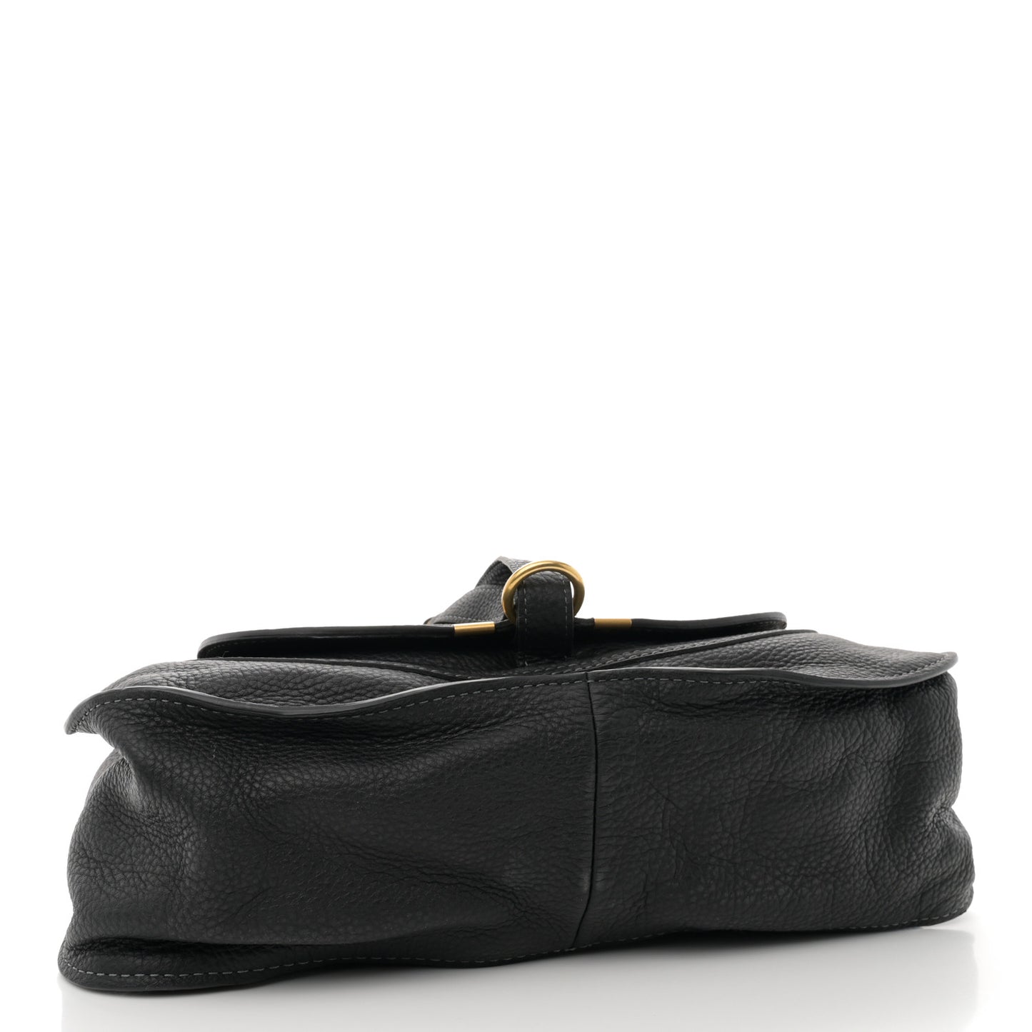 Calfskin Medium Marcie Satchel Black