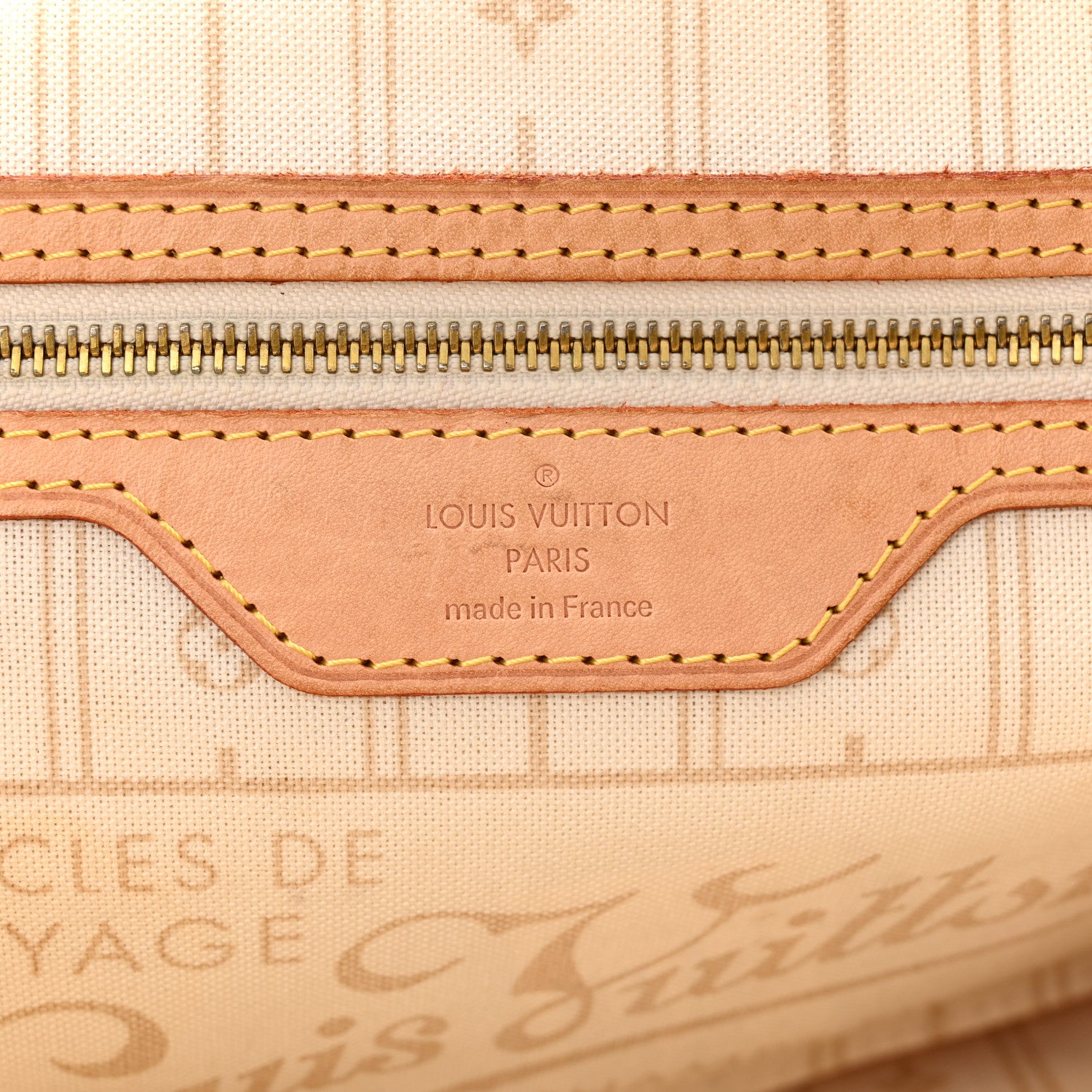 Louis Vuitton Damier Azur Neverfull PM 6 of 10