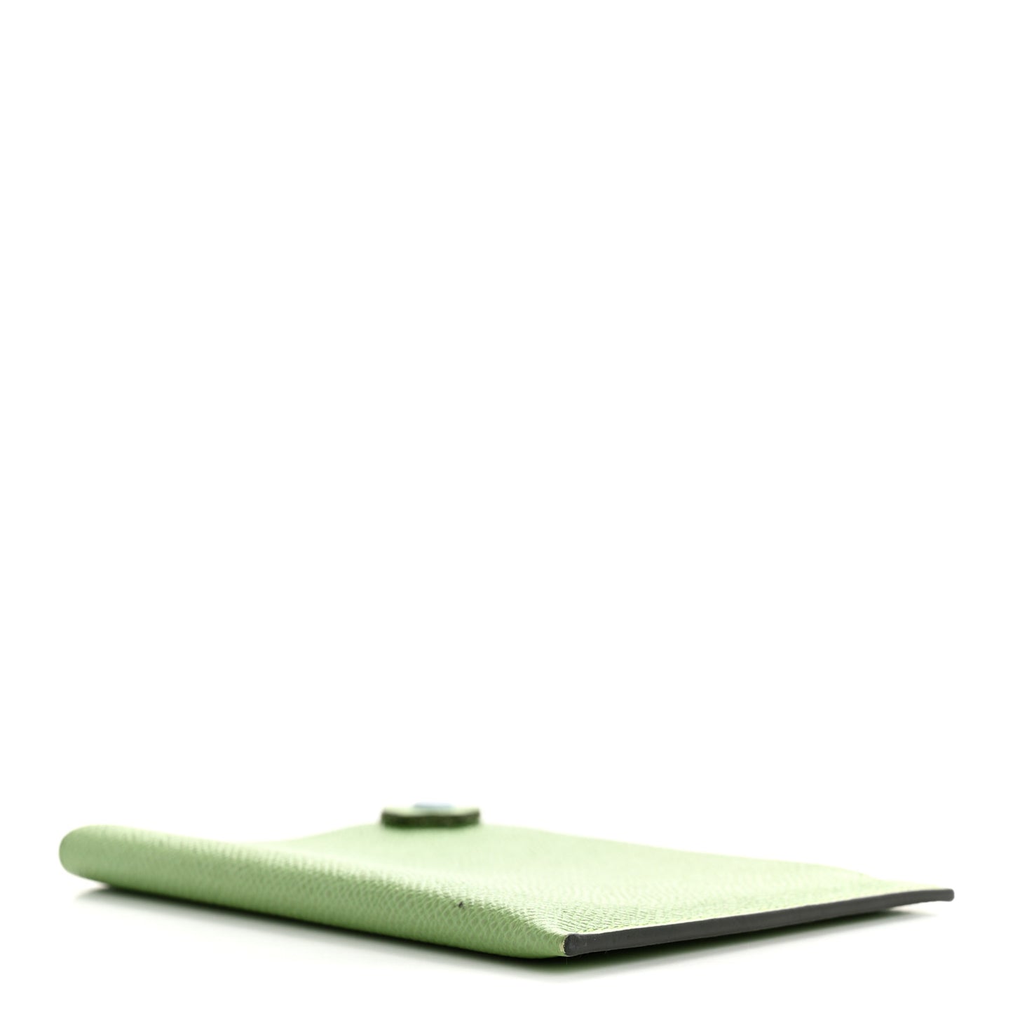 Epsom Tarmac Dot PM Passport Holder Vert Criquet Bleu Brume