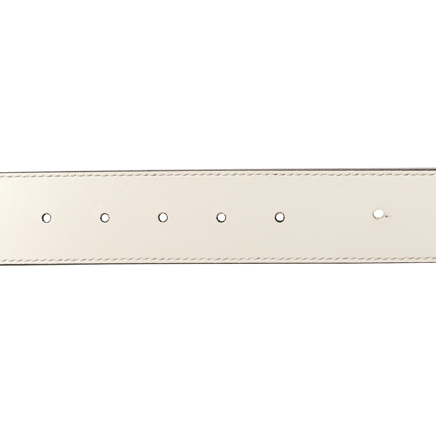Fendi Vitello Liberty F is Fendi Bi-Color Reversible Belt 80 32 Caramello White 3 of 4