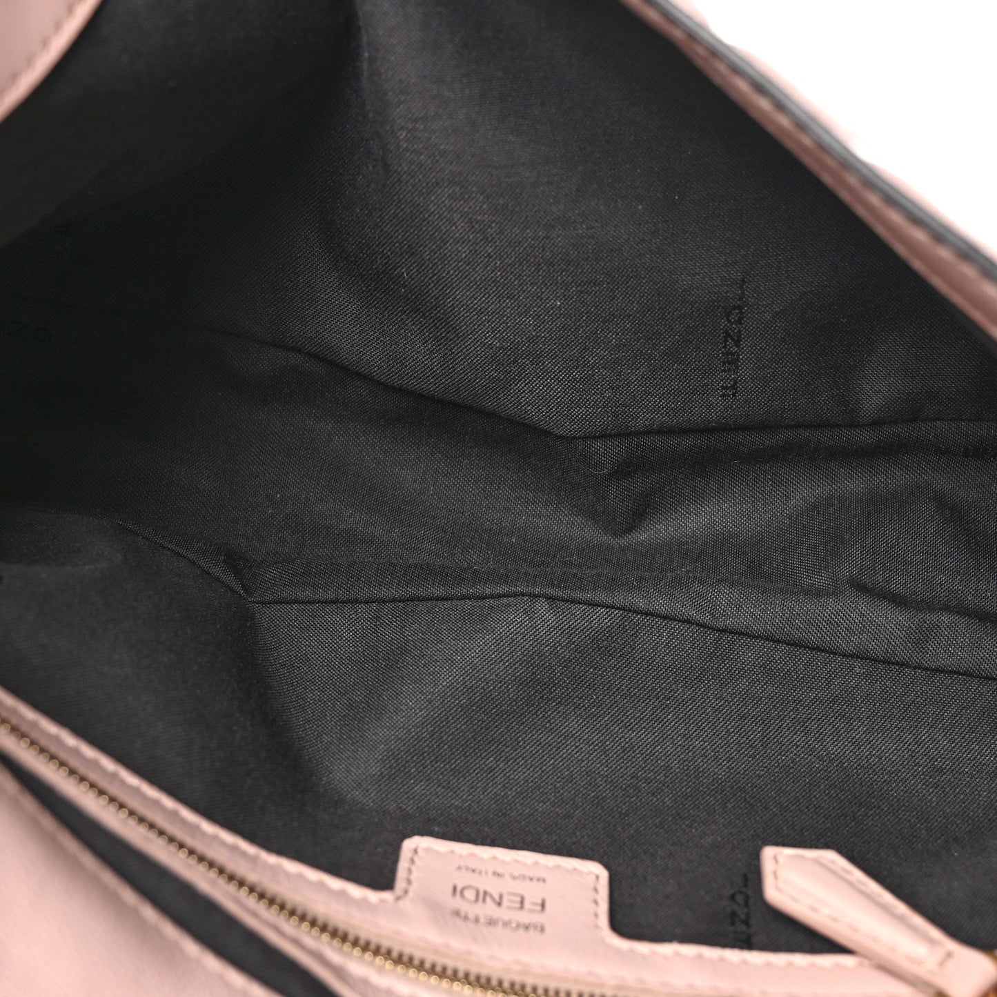 Nappa FF 1974 Embossed Baguette Rosa Bourbon
