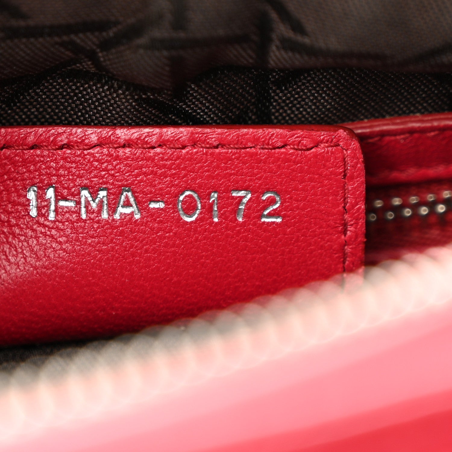 Christian Dior Lambskin Cannage Medium Lady Dior Dark Pink 7 of 16