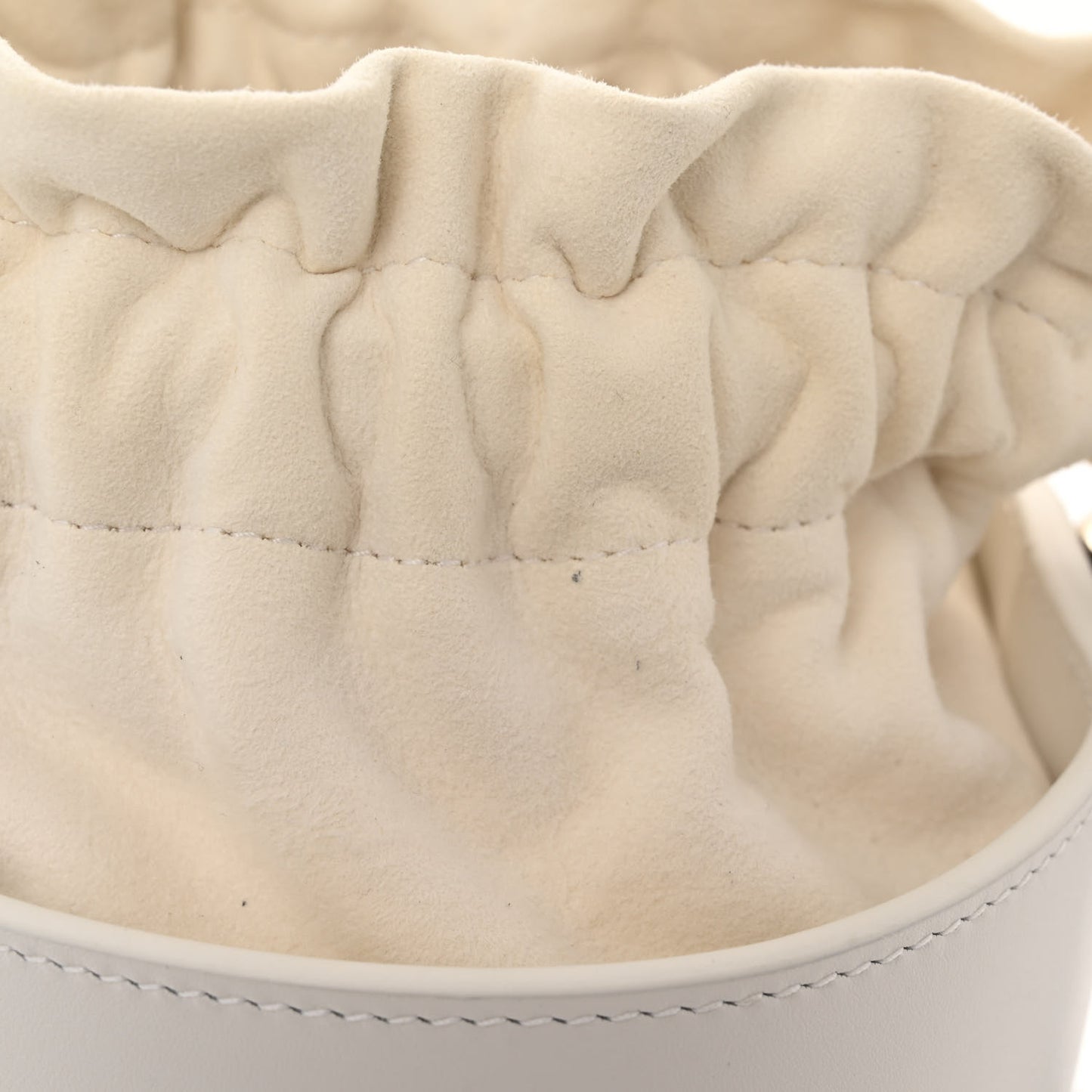 Calfskin Small Dior Vibe Bucket White Blue