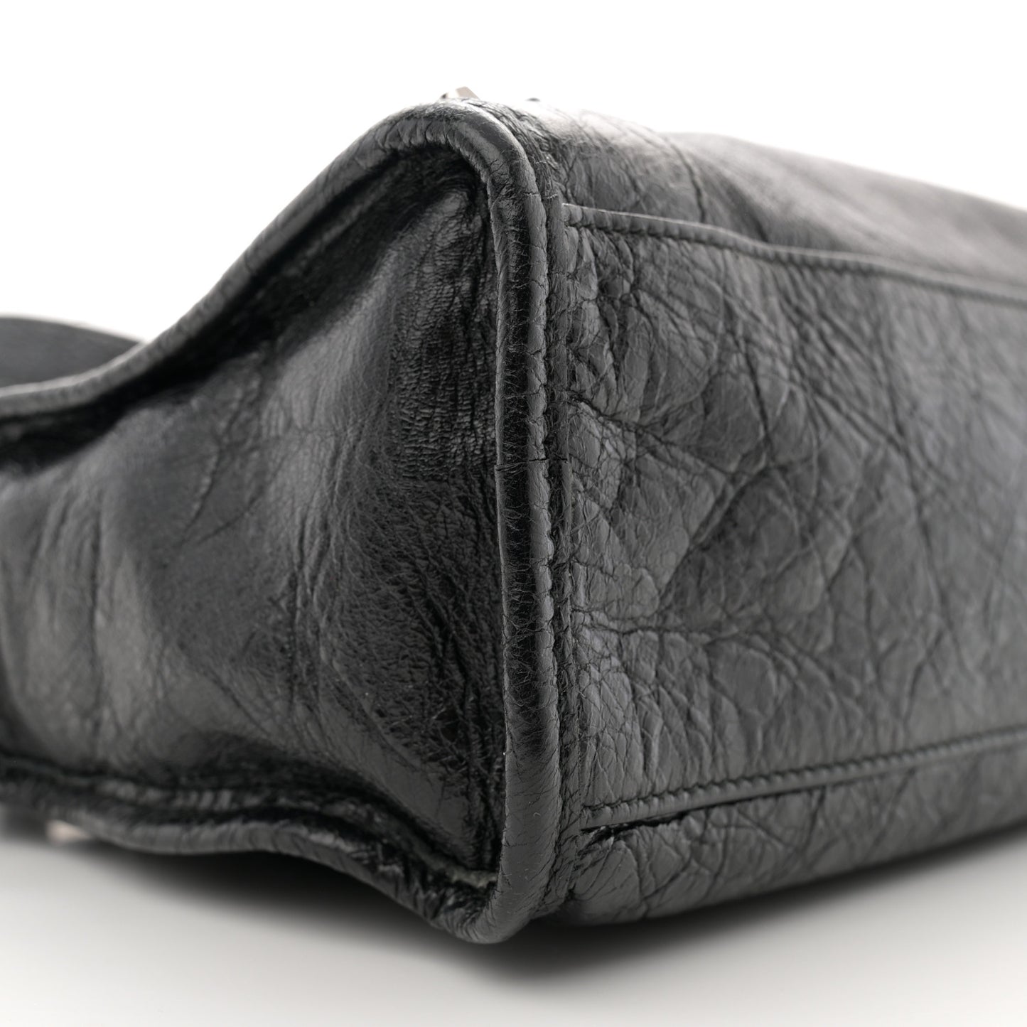Agneau Classic Silver Hardware S City Black