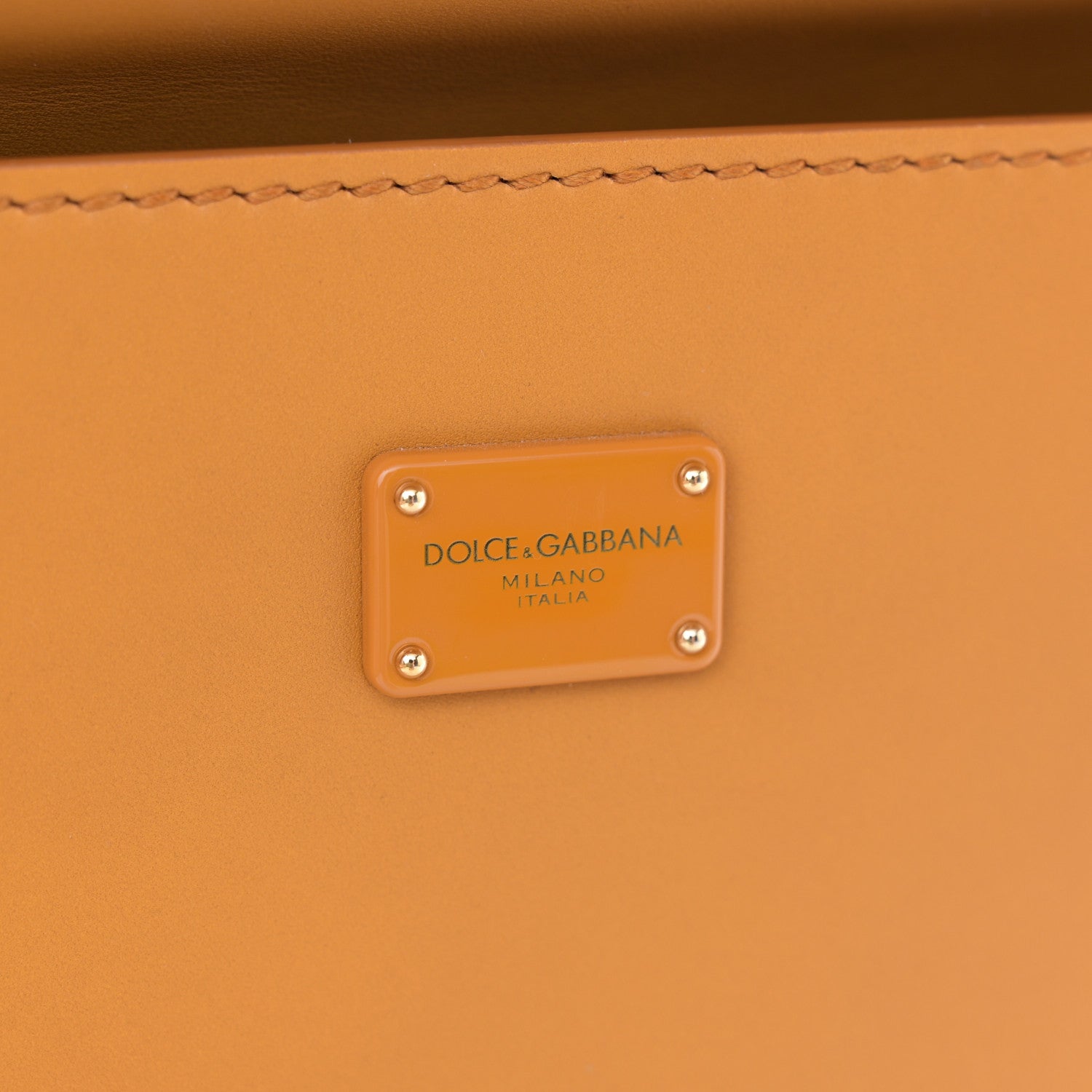 Dolce & Gabbana DOLCE GABBANA Vitello Morbido Small Sicily 62 Bag Light Brown 7 of 11