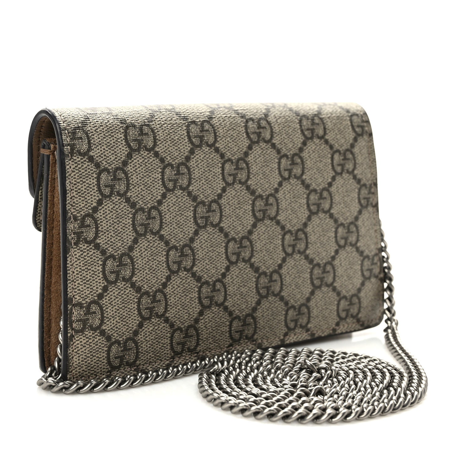 GG Supreme Monogram Super Mini Dionysus Shoulder Bag Taupe