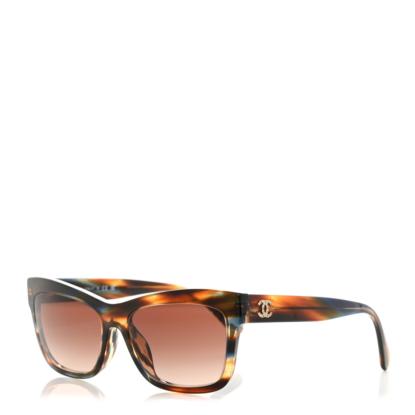 Acetate Crystal CC 5496-B-A Sunglasses Tortoise