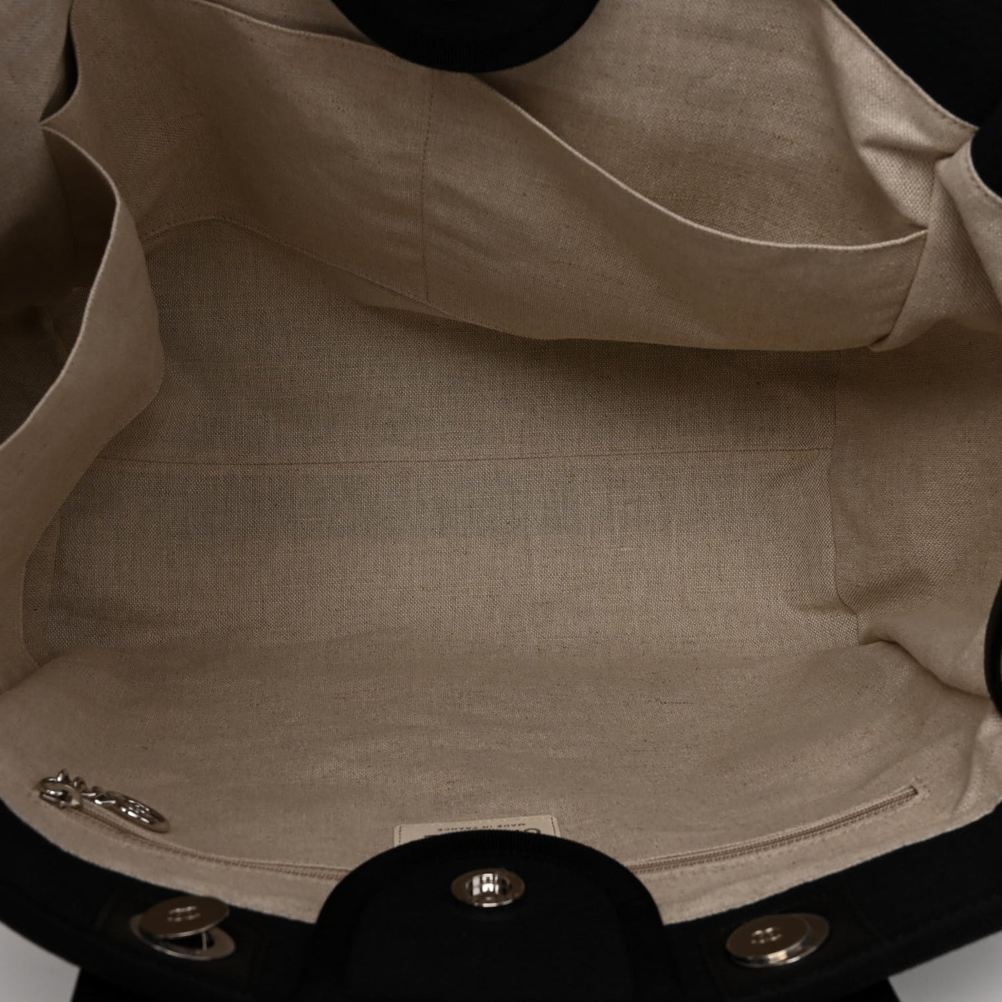 Mixed Fibers Medium Deauville Tote Black
