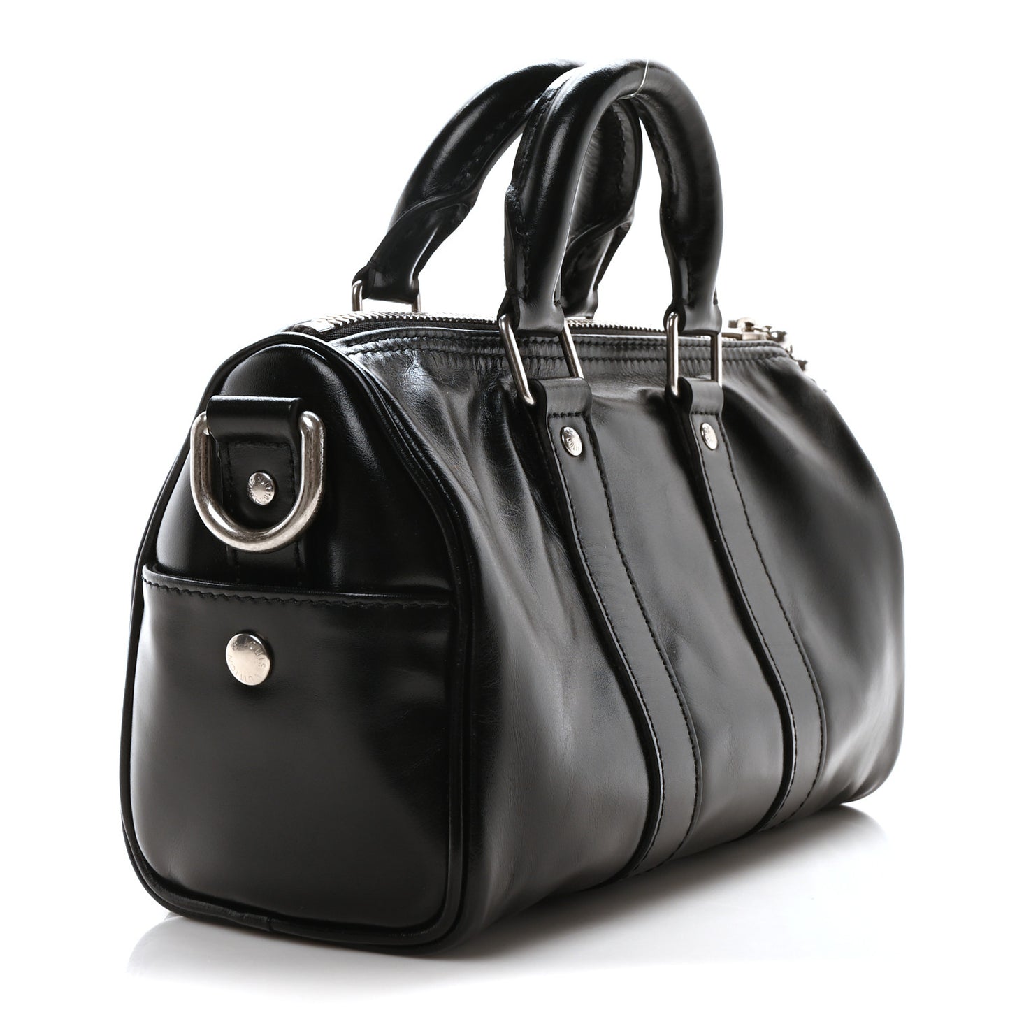 Calfskin Cargo Keepall Bandouliere 25 Black