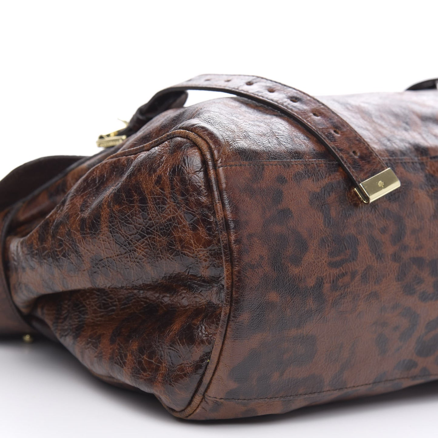 Shiny Leopard Oversized Alexa Dark Oak