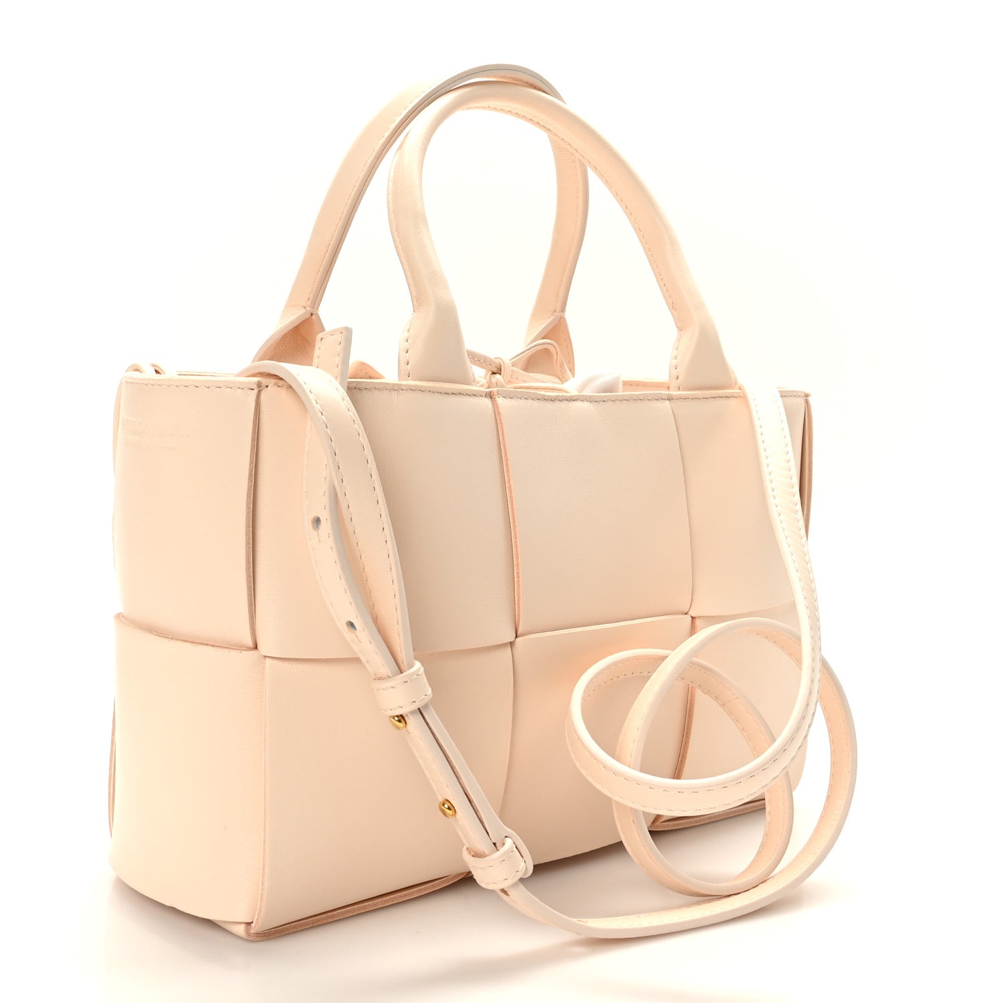 Nappa Maxi Intrecciato Mini Arco Tote Macaroon