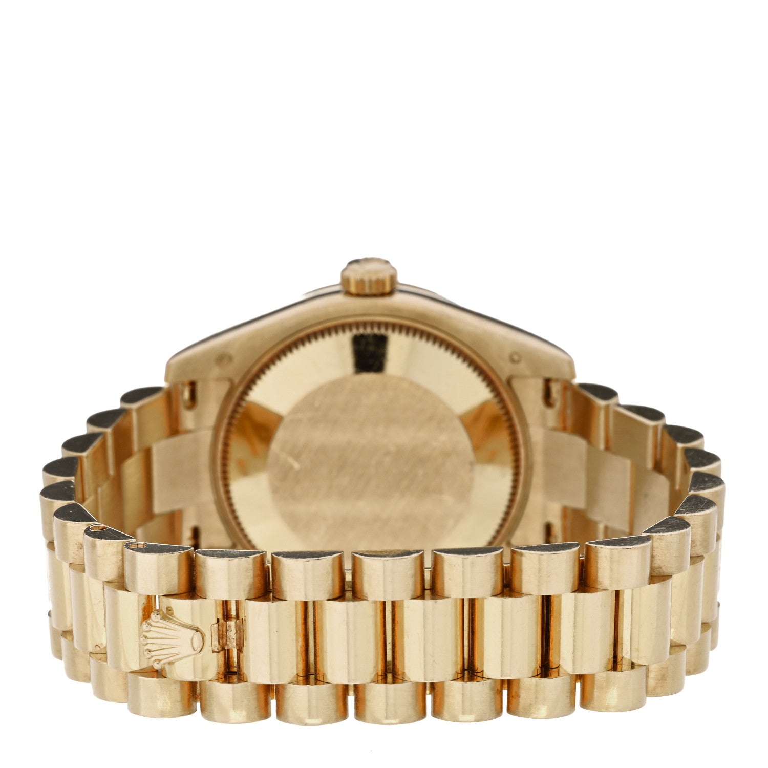 Rolex 18K Yellow Gold Diamond Bezel Mother of Pearl 31mm Datejust President Watch 178288 3 of 4