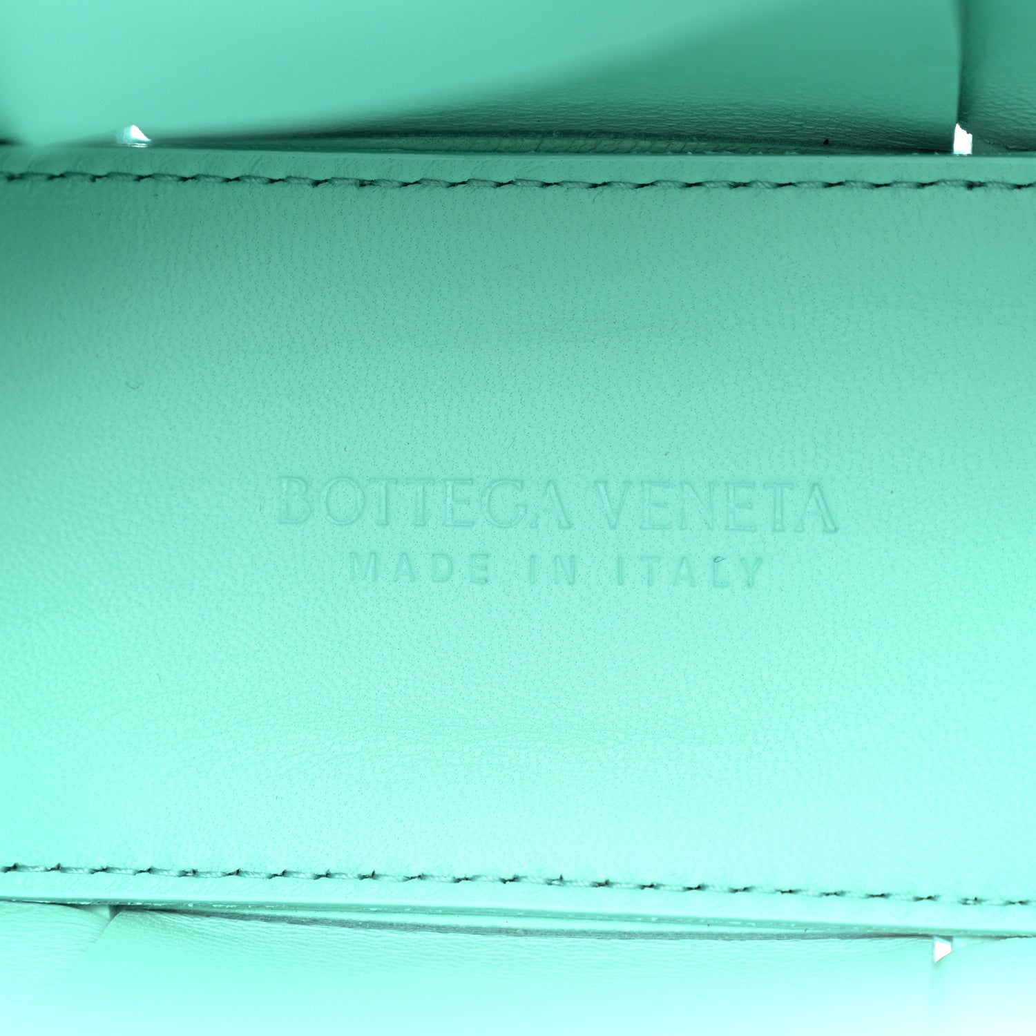 Bottega Veneta Lambskin Maxi Intreccio Candy Arco Tote Celadon 7 of 10