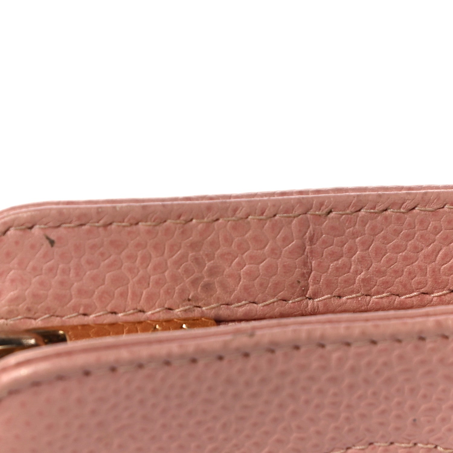 Chanel Caviar Timeless CC Cosmetic Pouch Light Pink 14 of 19