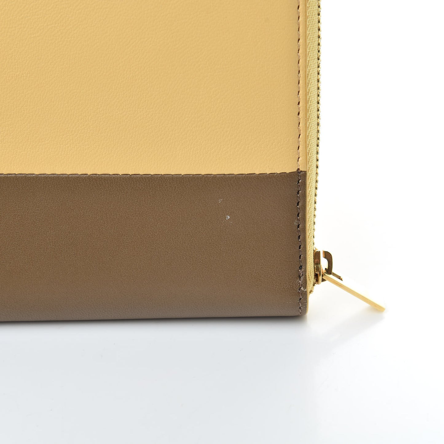 Lambskin Large Zip Around Multifunction Wallet Butter