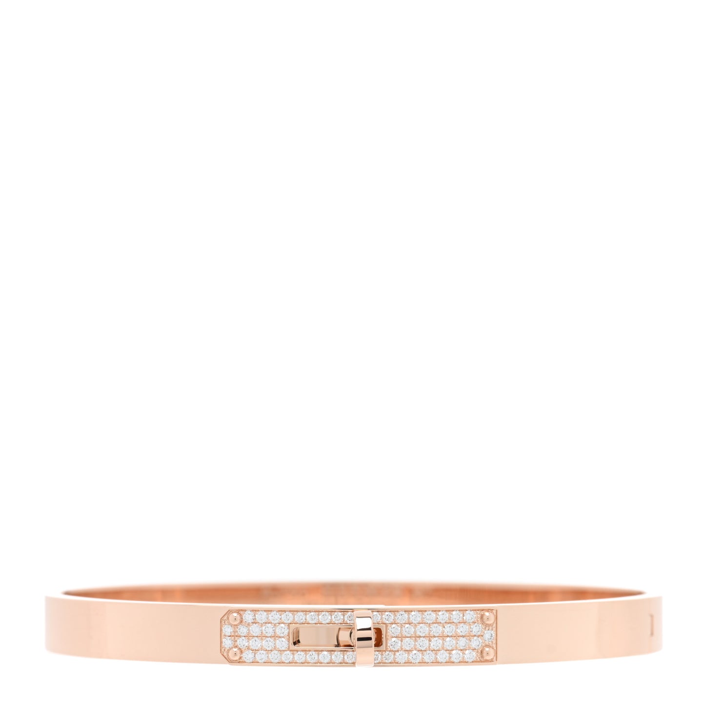 18K Rose Gold Diamond PM Kelly Pave Bracelet ST