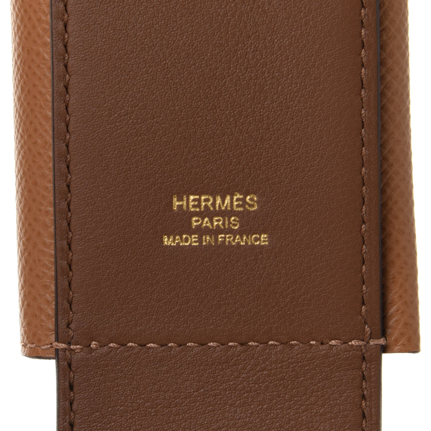 Hermes Swift Epsom Pocket Kelly Shoulder Strap Alezan Biscuit 3 of 7
