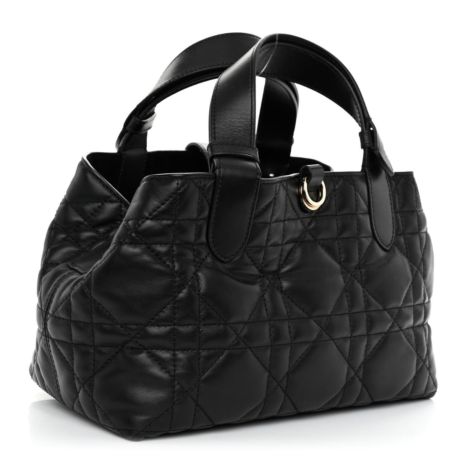 Christian Dior Calfskin Macrocannage Small Toujours Black 4 of 10