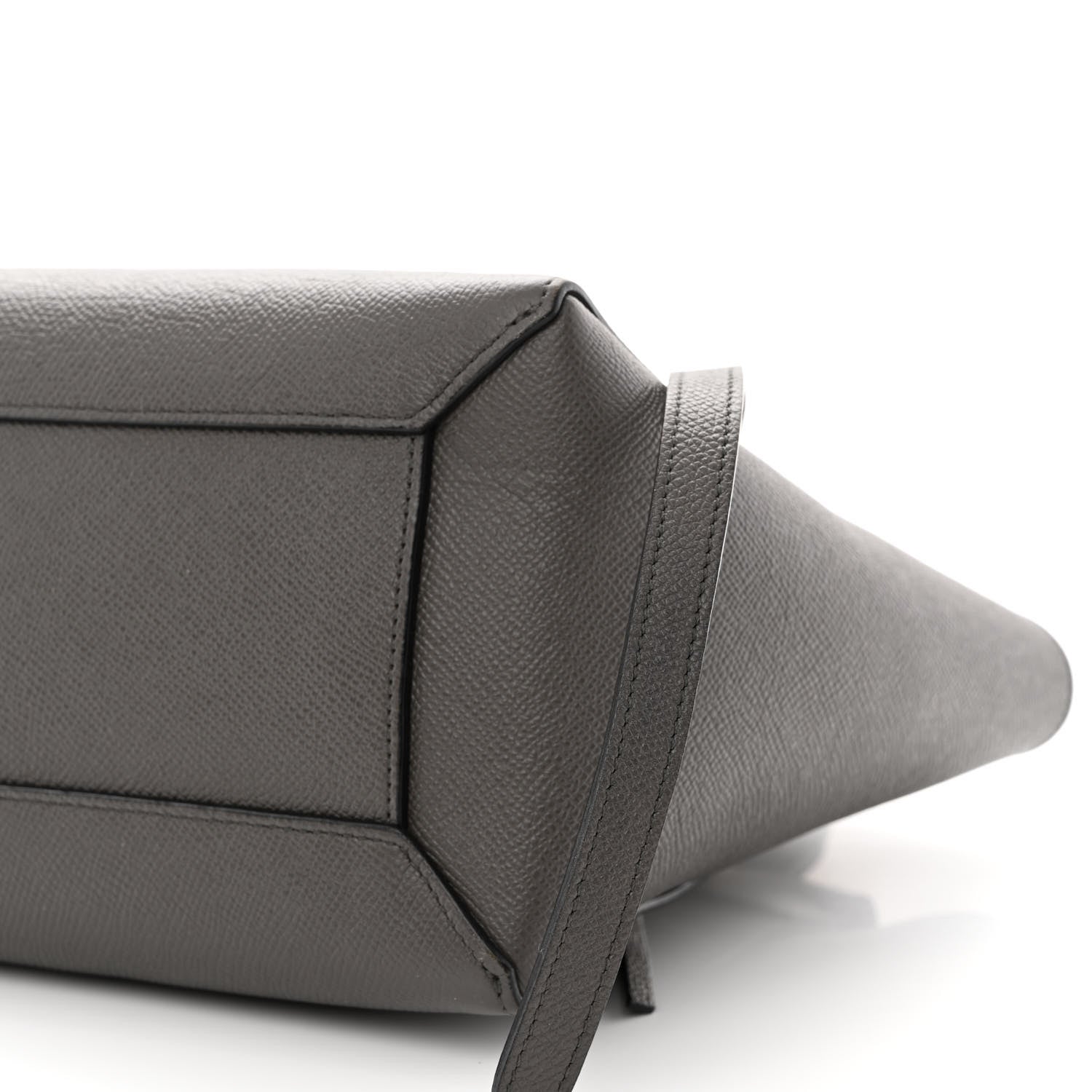 Celine Grained Calfskin Nano Belt Bag Grey 10 of 12