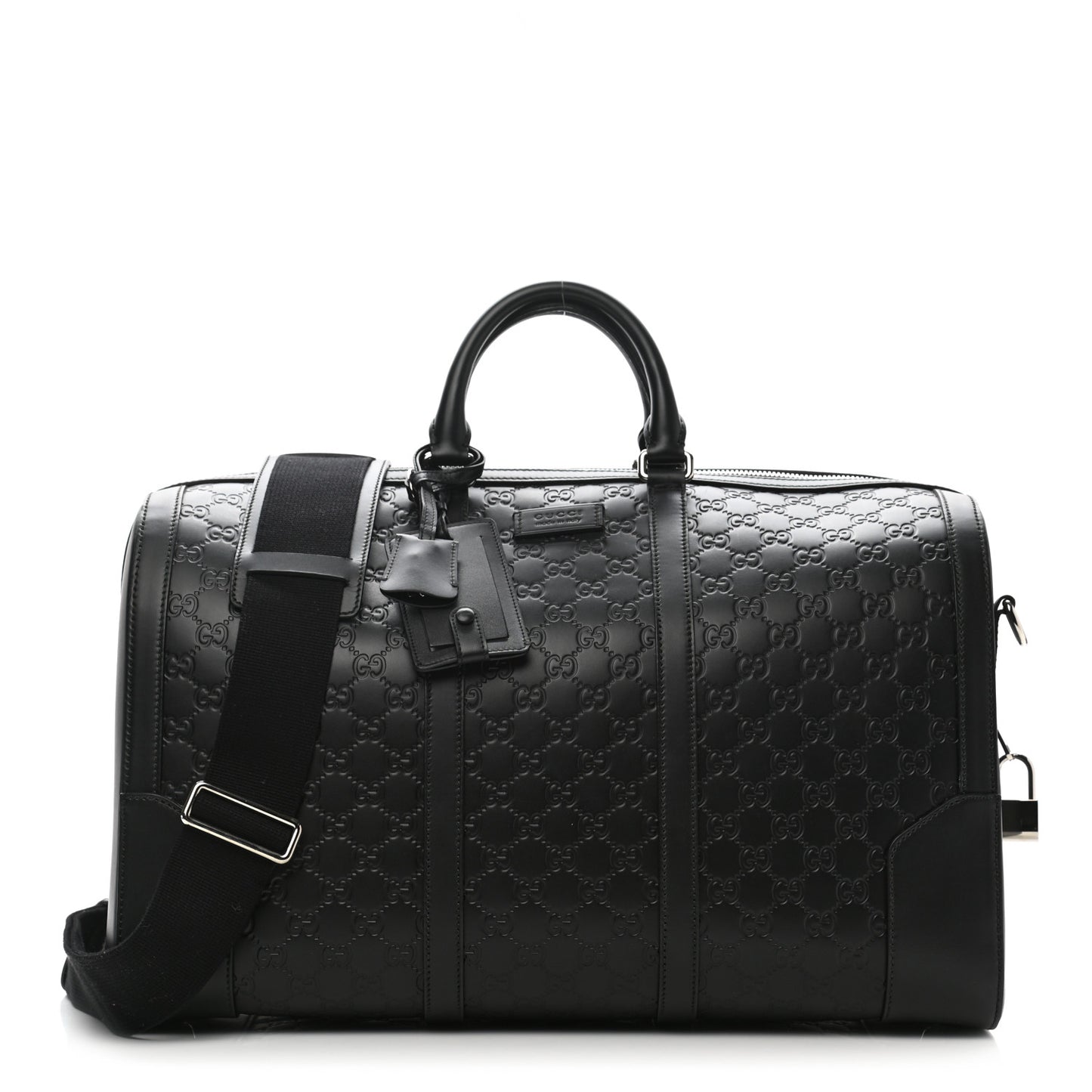 Guccissima Signature Medium Duffle Black
