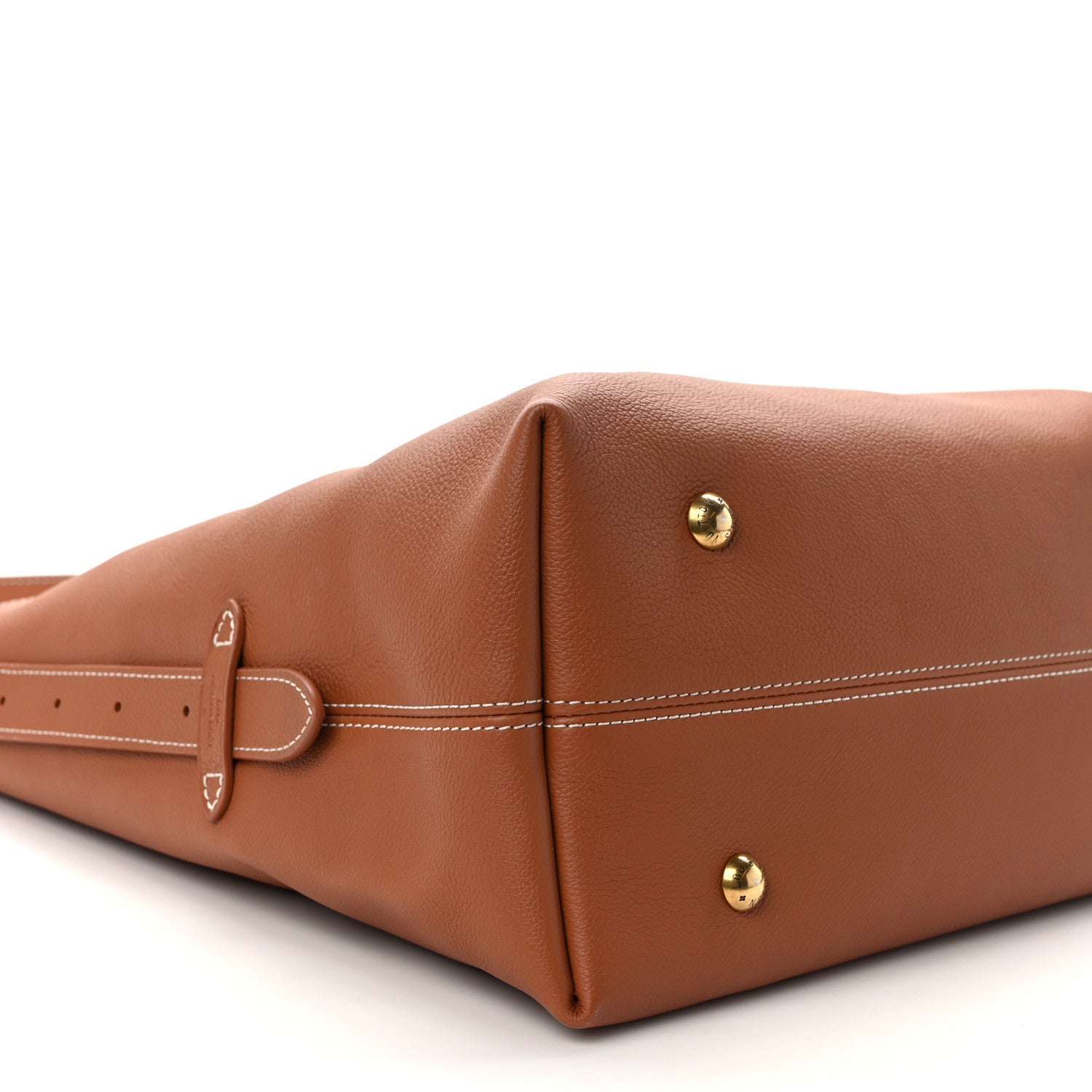Louis Vuitton Grained Calfskin Low Key Hobo MM Cognac 10 of 16