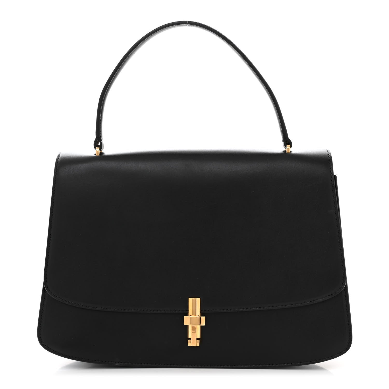 The Row Calfskin Medium The Sofia 11.75 Top Handle Black 1 of 10