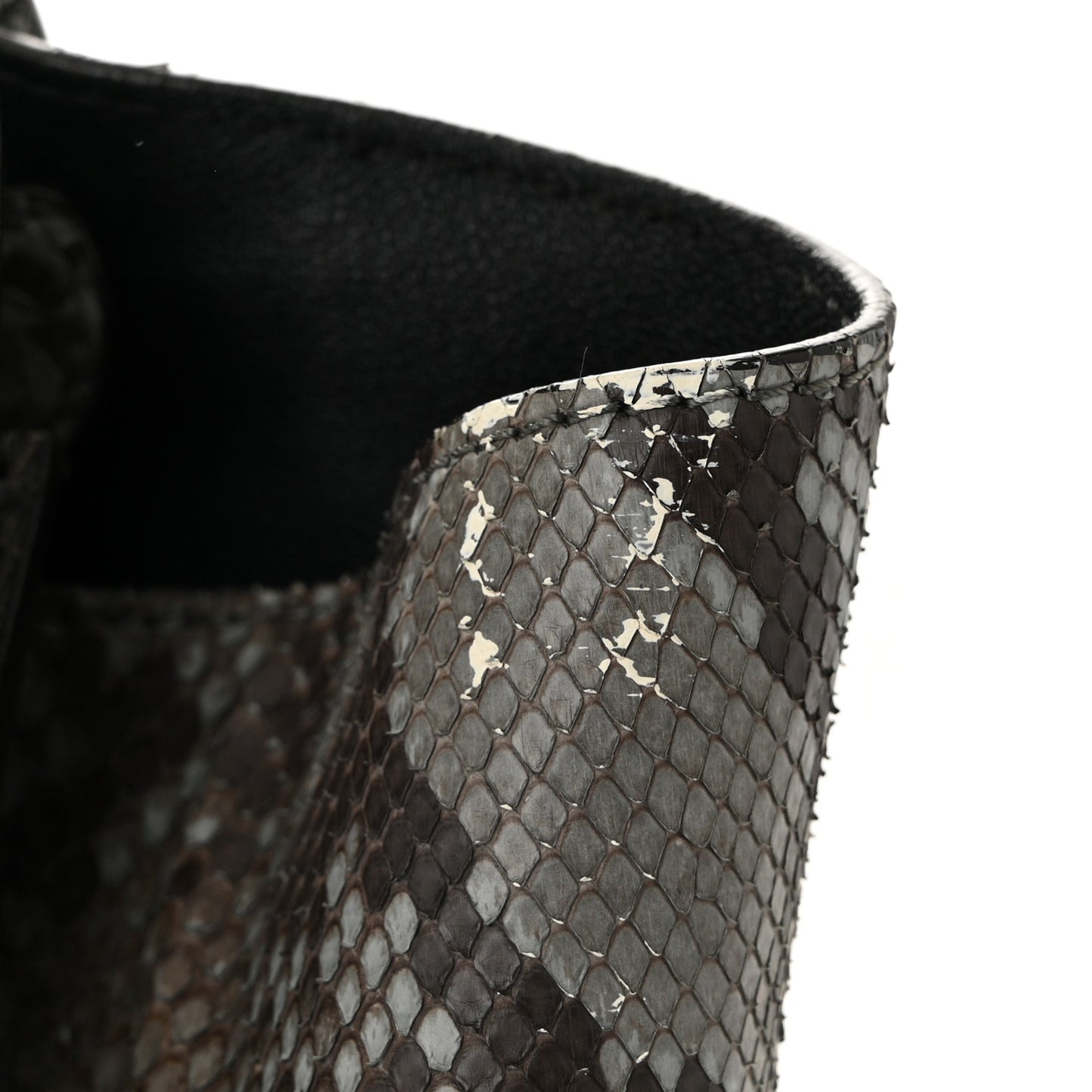 Snakeskin Mini Luggage Grey