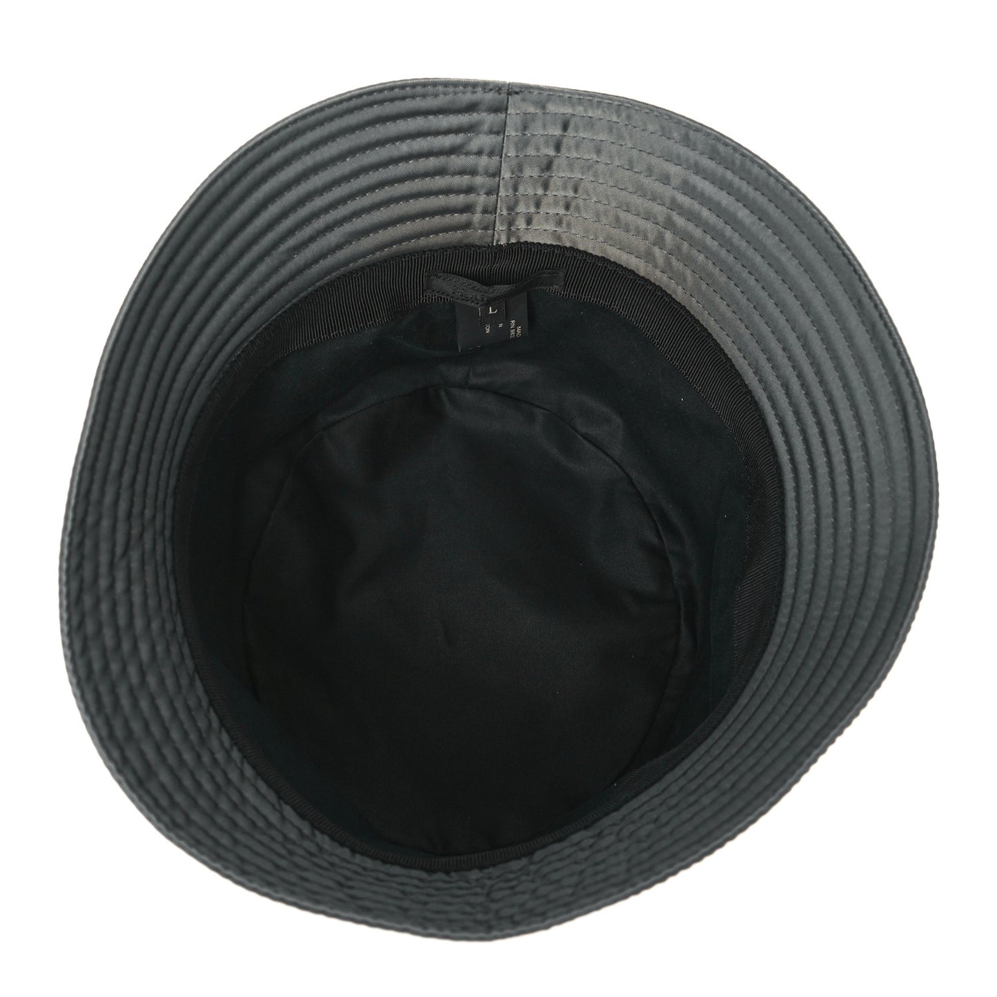Re-Nylon Logo Mens Bucket Hat L Ardesia Giallo