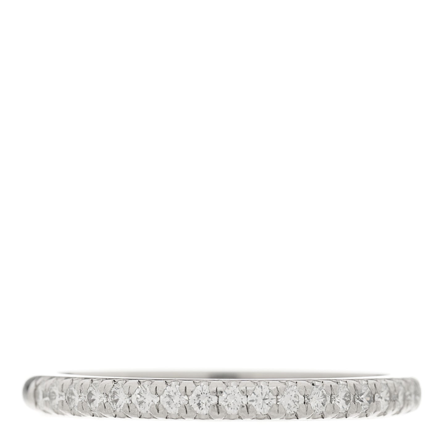 Platinum Diamond .17ctw Soleste Half Circle Band Ring 51 5.75