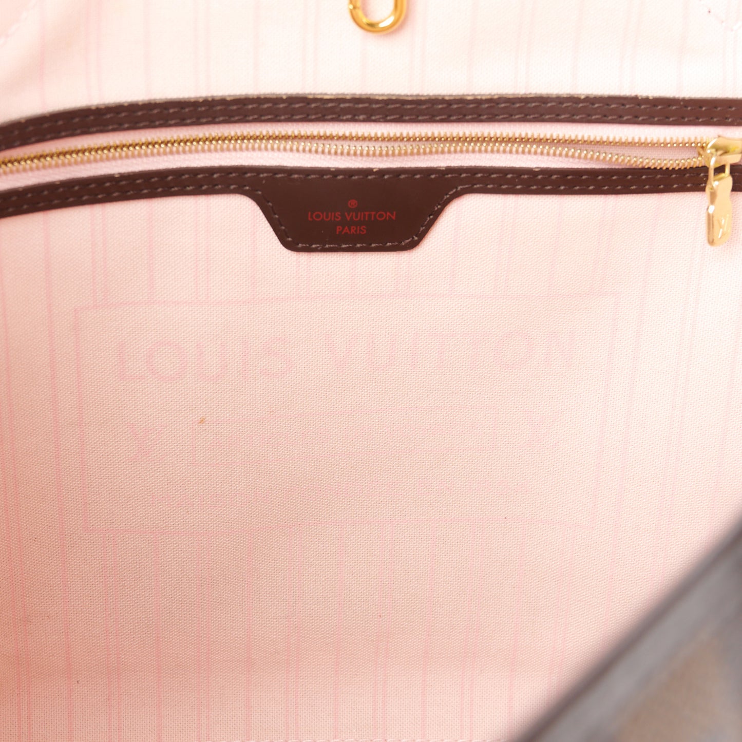 Damier Ebene Neo Neverfull MM Rose Ballerine