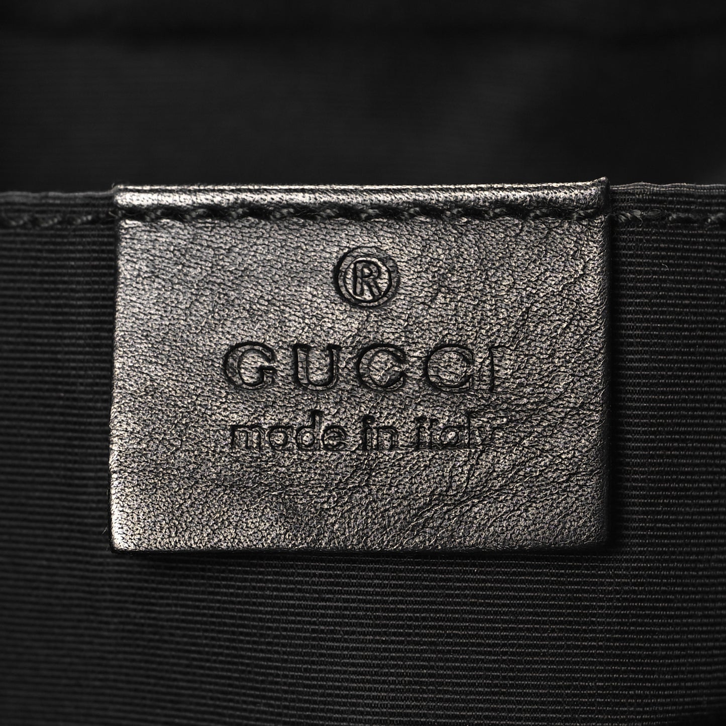 Denim Monogram Pochette Black