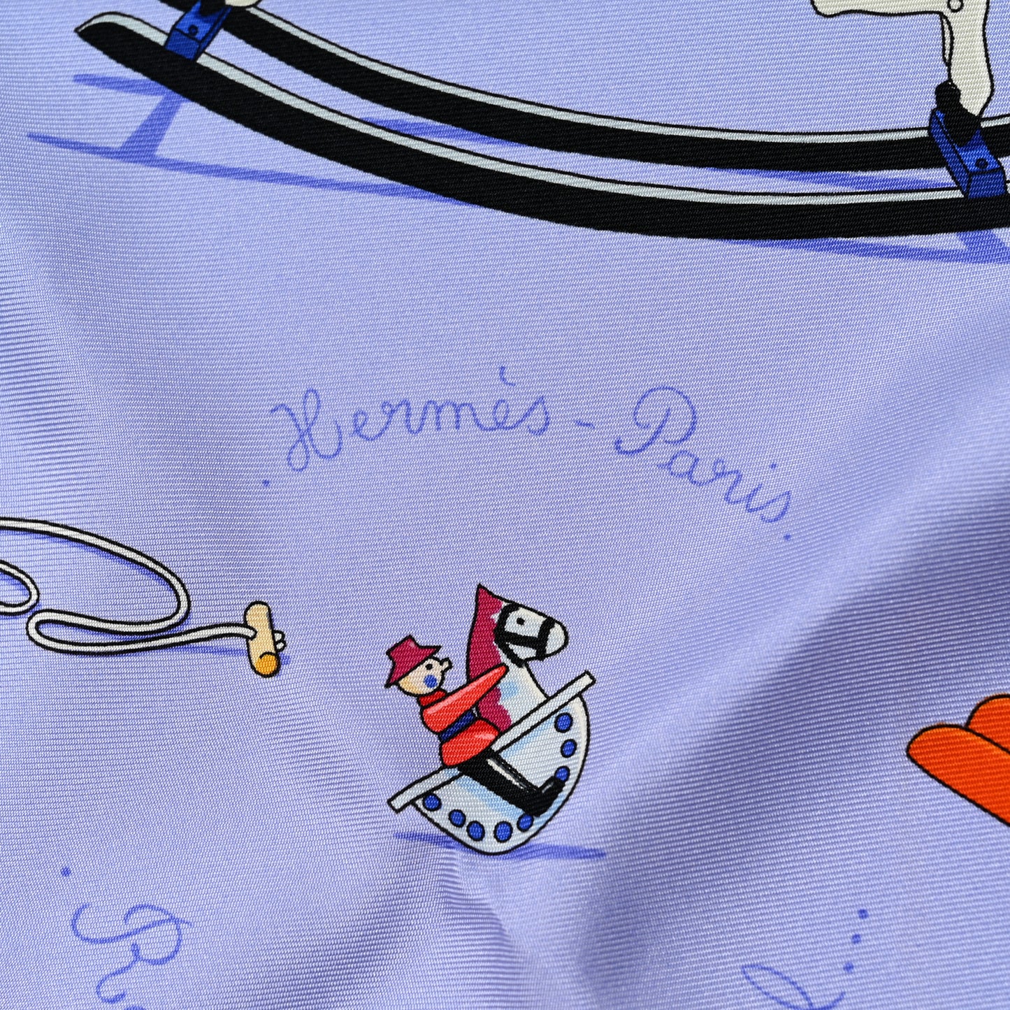 Silk Raconte Moi le Cheval Scarf 90
