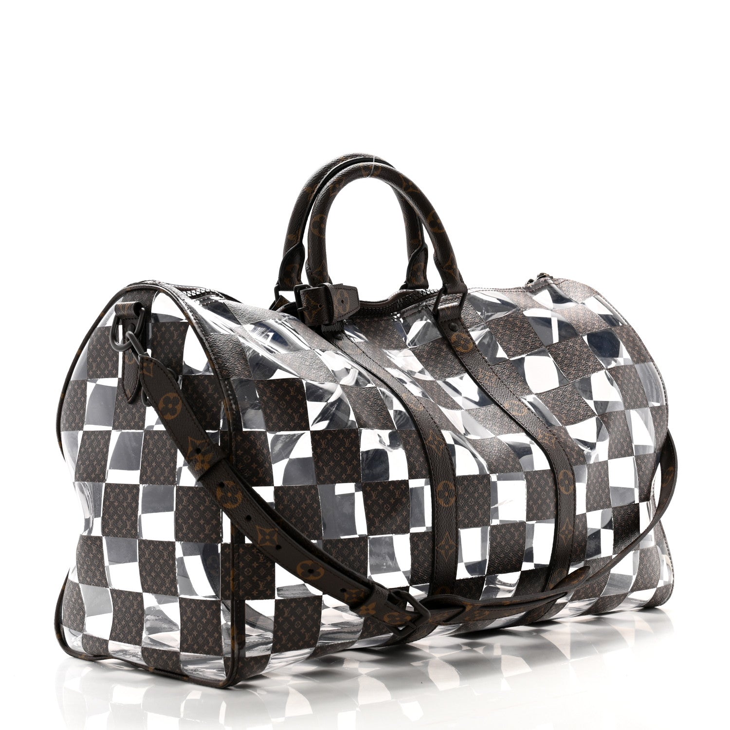 Louis Vuitton PVC Monogram Chess Keepall Bandouliere 50 2 of 11