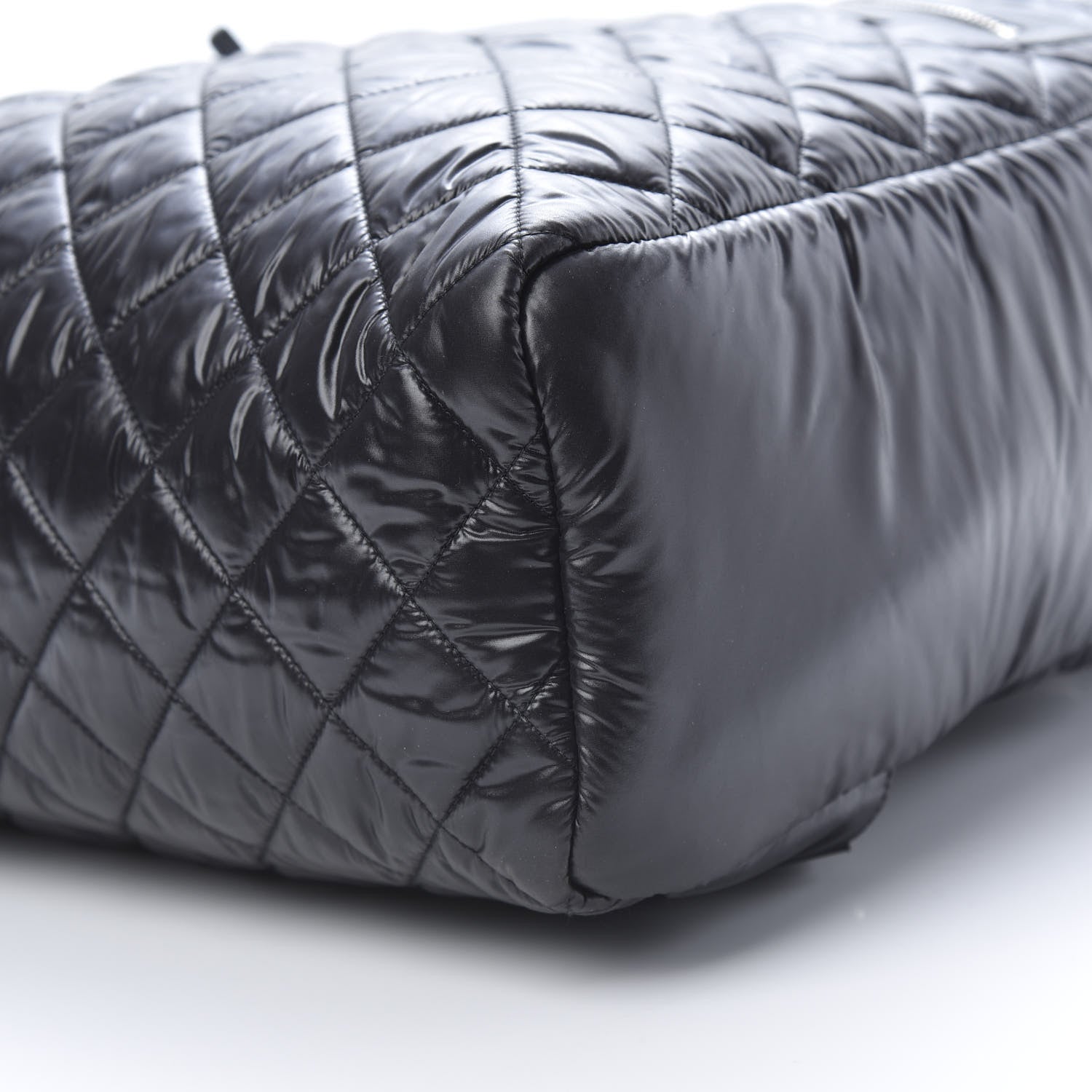 Chanel Nylon Quilted XL Coco Cocoon Backpack Black 9 of 9