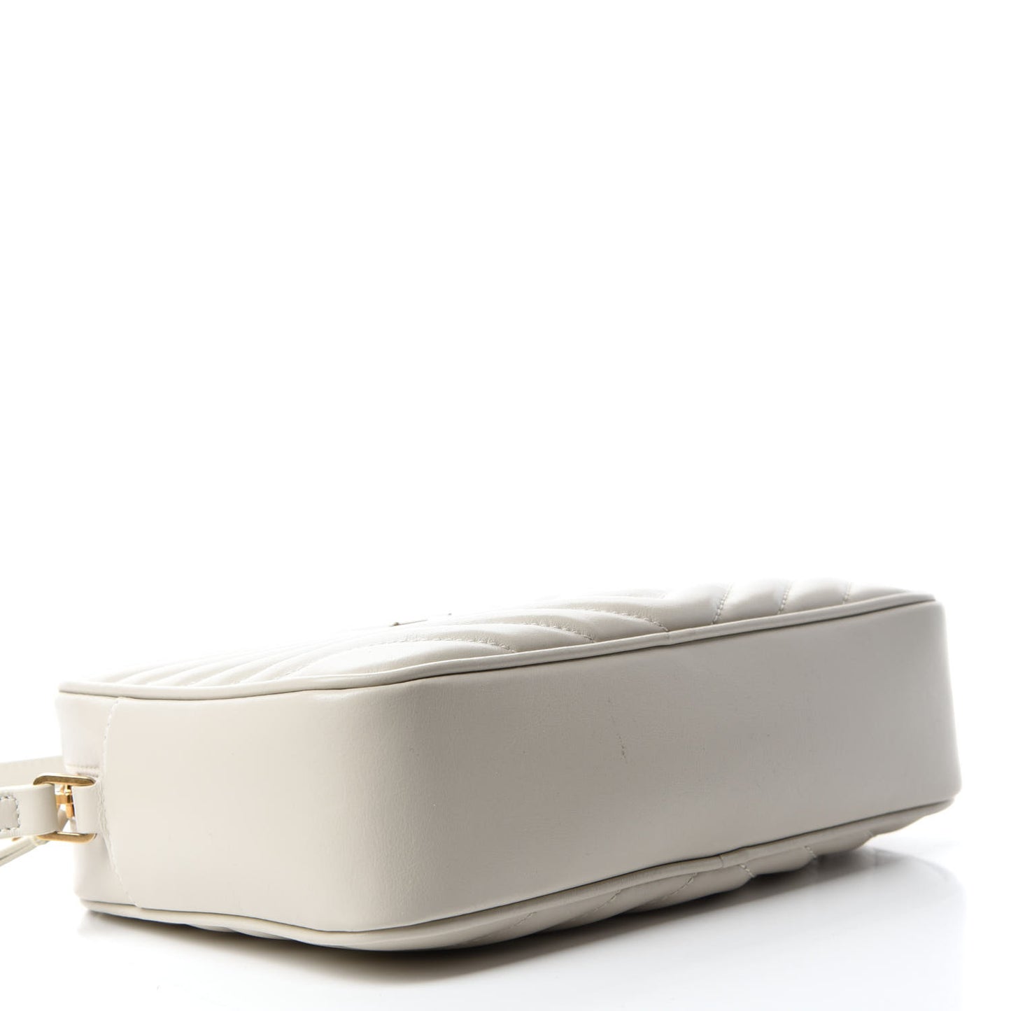 Calfskin Matelasse Monogram Lou Camera Bag Crema Soft