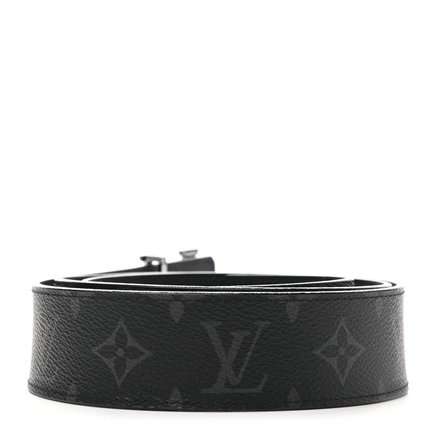 Monogram Eclipse Taigarama 40mm LV Initiales Reversible Belt 105 42 Black
