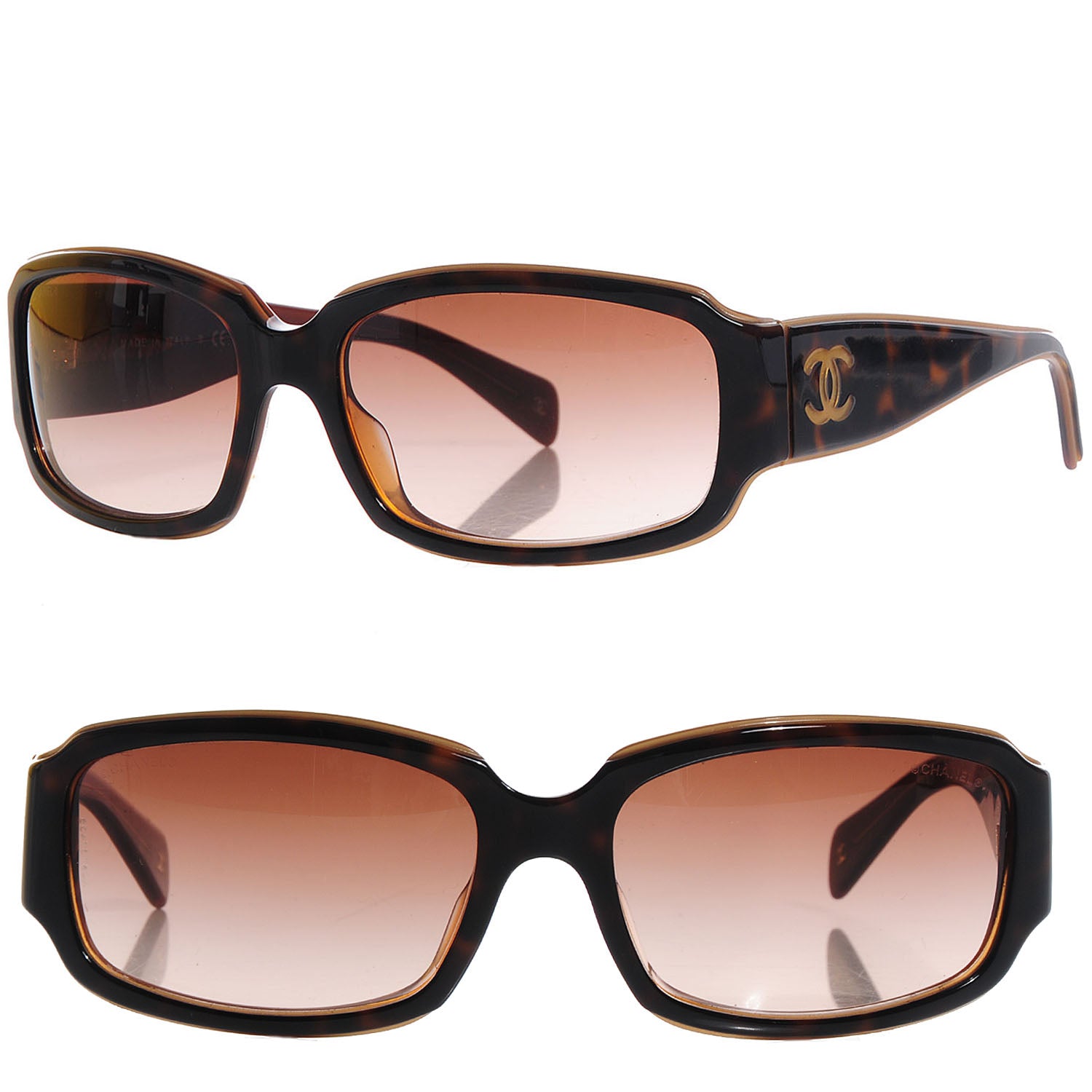 Chanel Tortoise Shell CC Sunglasses 5144 86077 – FASHIONPHILE