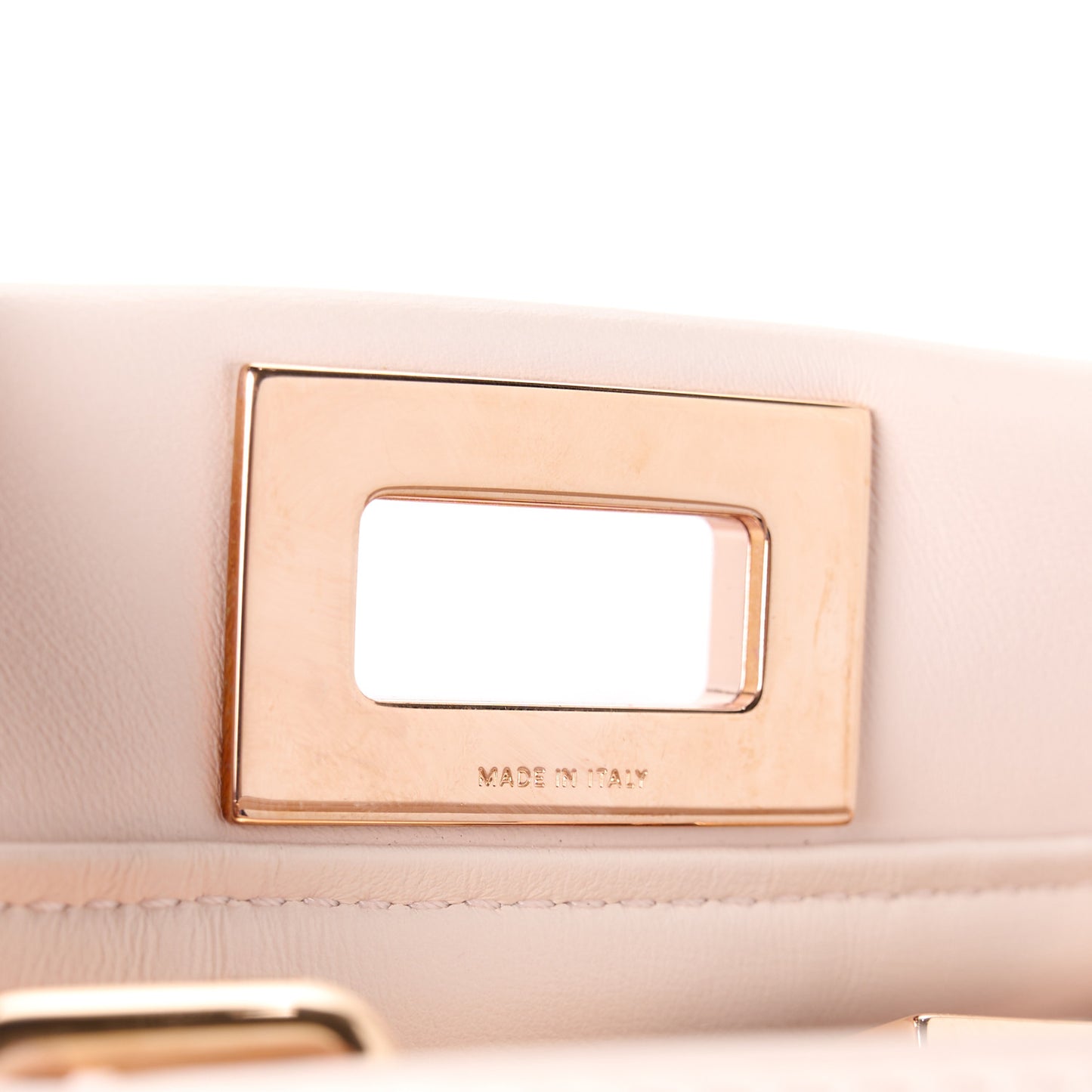Nappa Mini Peekaboo Iconic Satchel Egg Shell