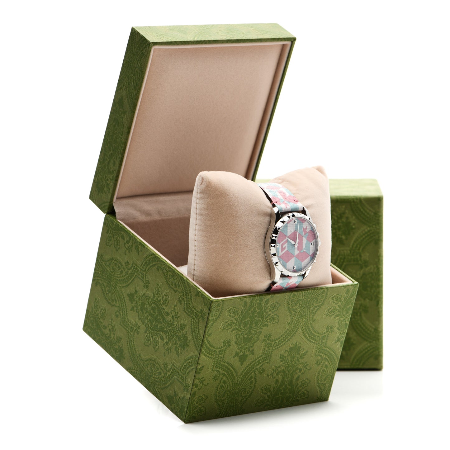 Stainless Steel Calfskin 38mm G-Timeless Bunny Quartz Watch