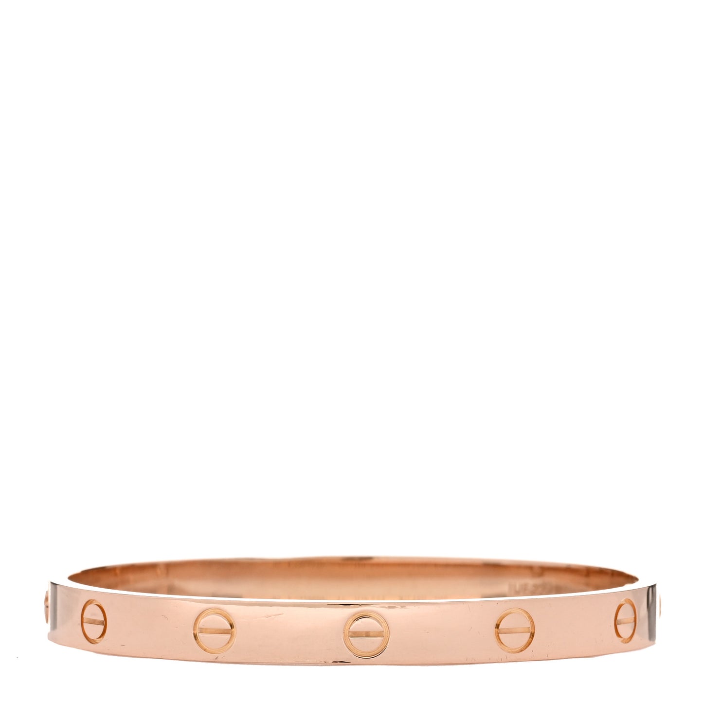 18K Pink Gold LOVE Bracelet 17